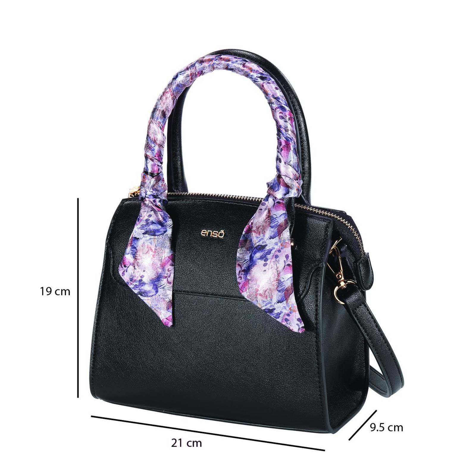 Bolsa de Mano Dama Enso Color Negro EB207HBB - S023 