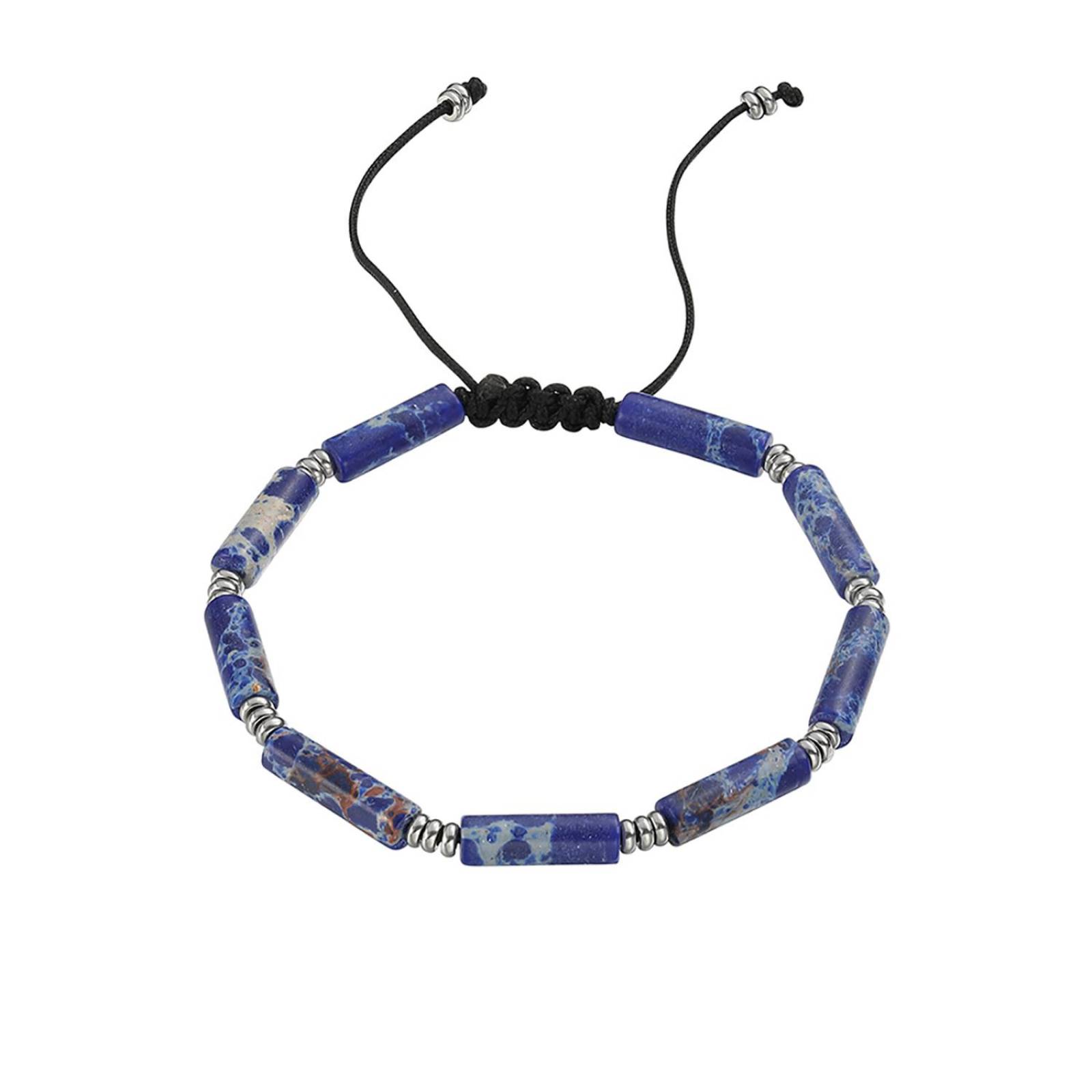 Pulsera Enso Stones EMB0094BL Acero Inoxidable Para Hombre 