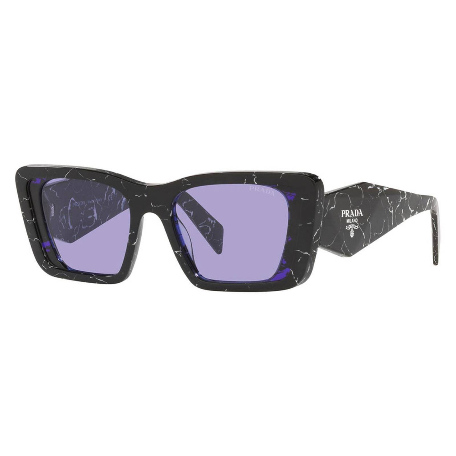Lentes de Sol Prada PR 08YSF 03V01O Púrpura Para Mujer 