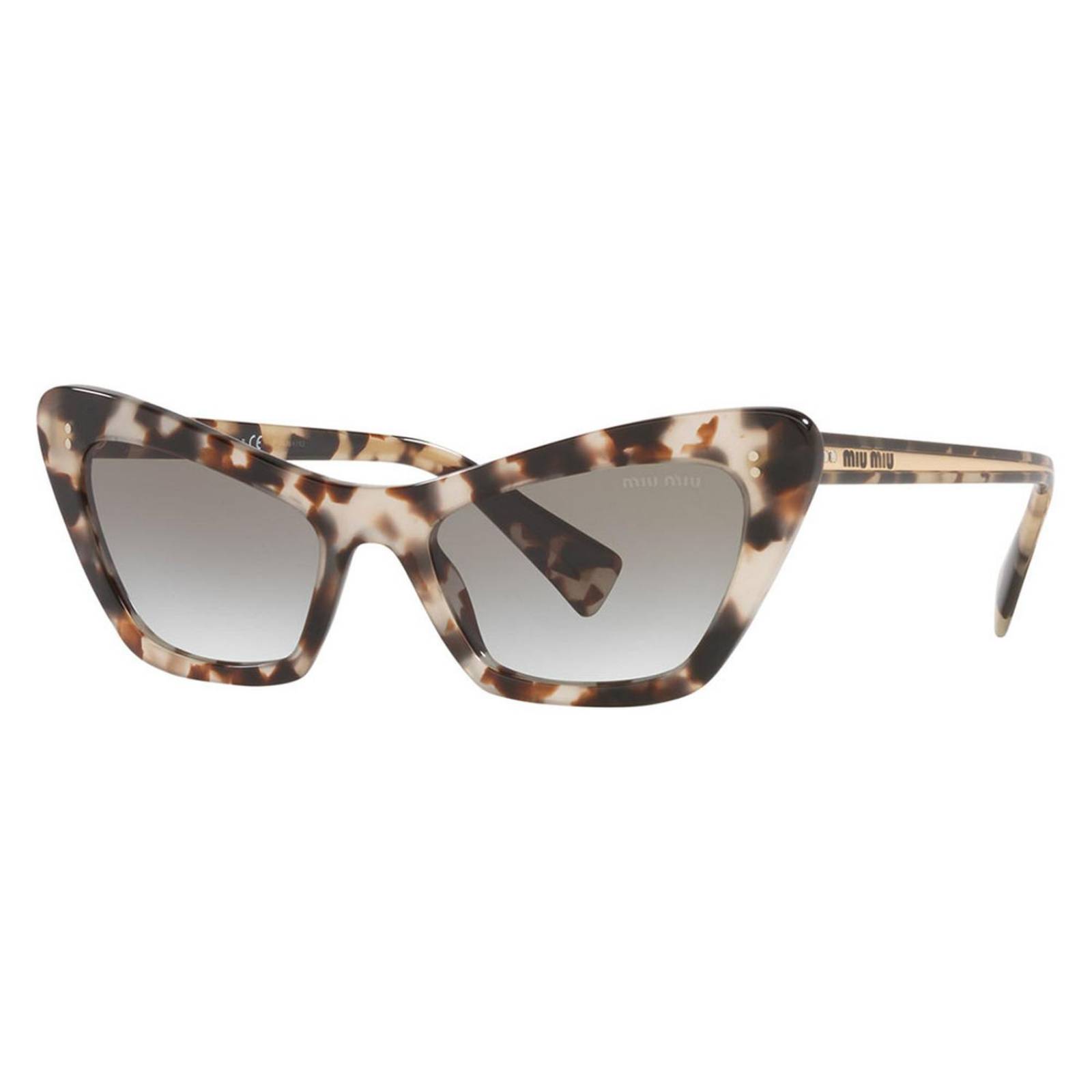 Lentes de Sol Miu Miu MU 03XS UAO0A7 Gris Para Mujer 