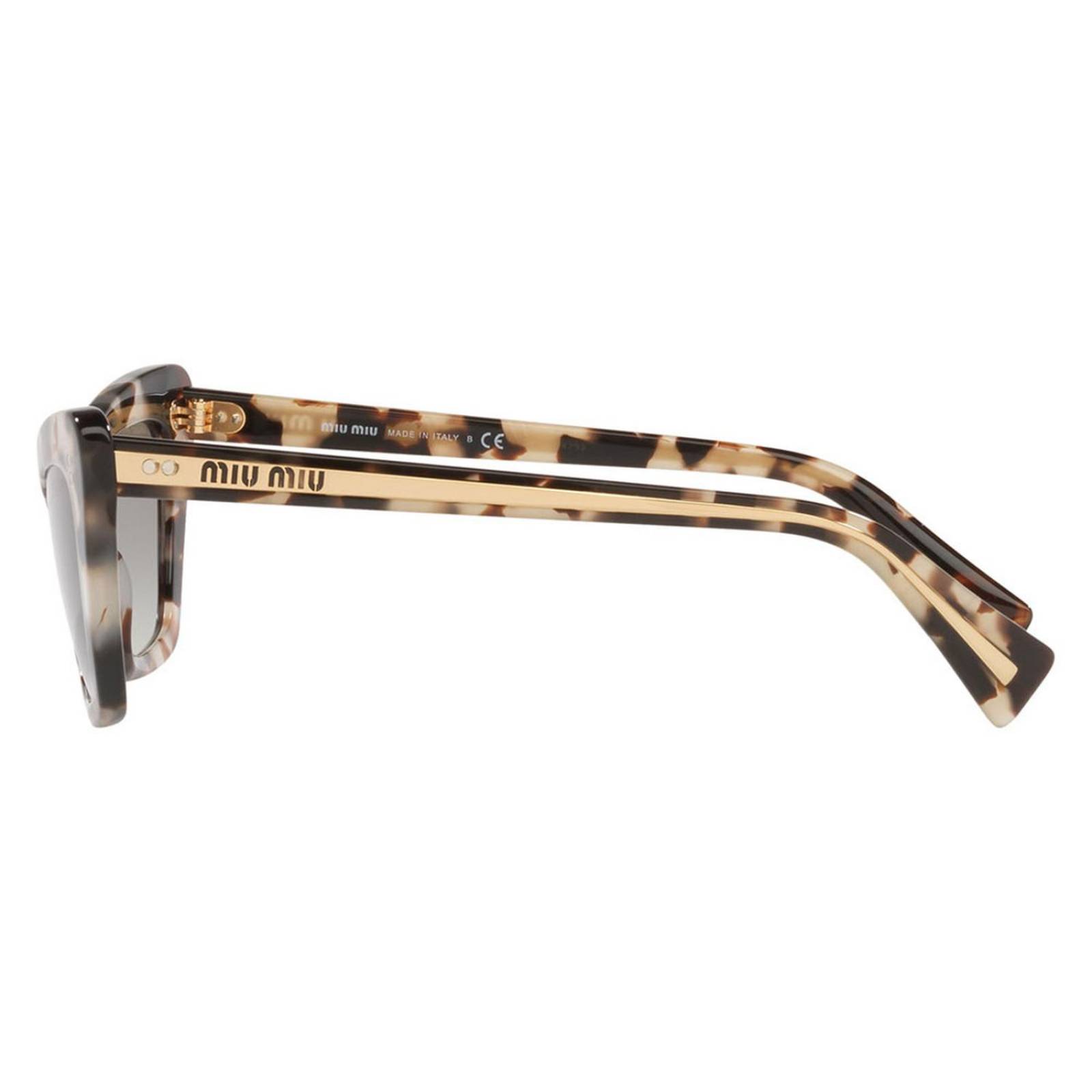 Lentes de Sol Miu Miu MU 03XS UAO0A7 Gris Para Mujer 