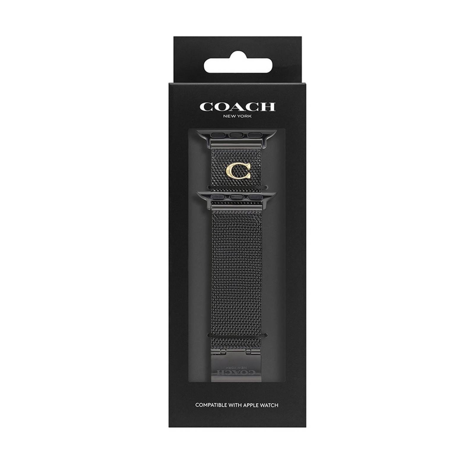 Correa Coach De Acero Apple Watch Negro 14700207 Mujer