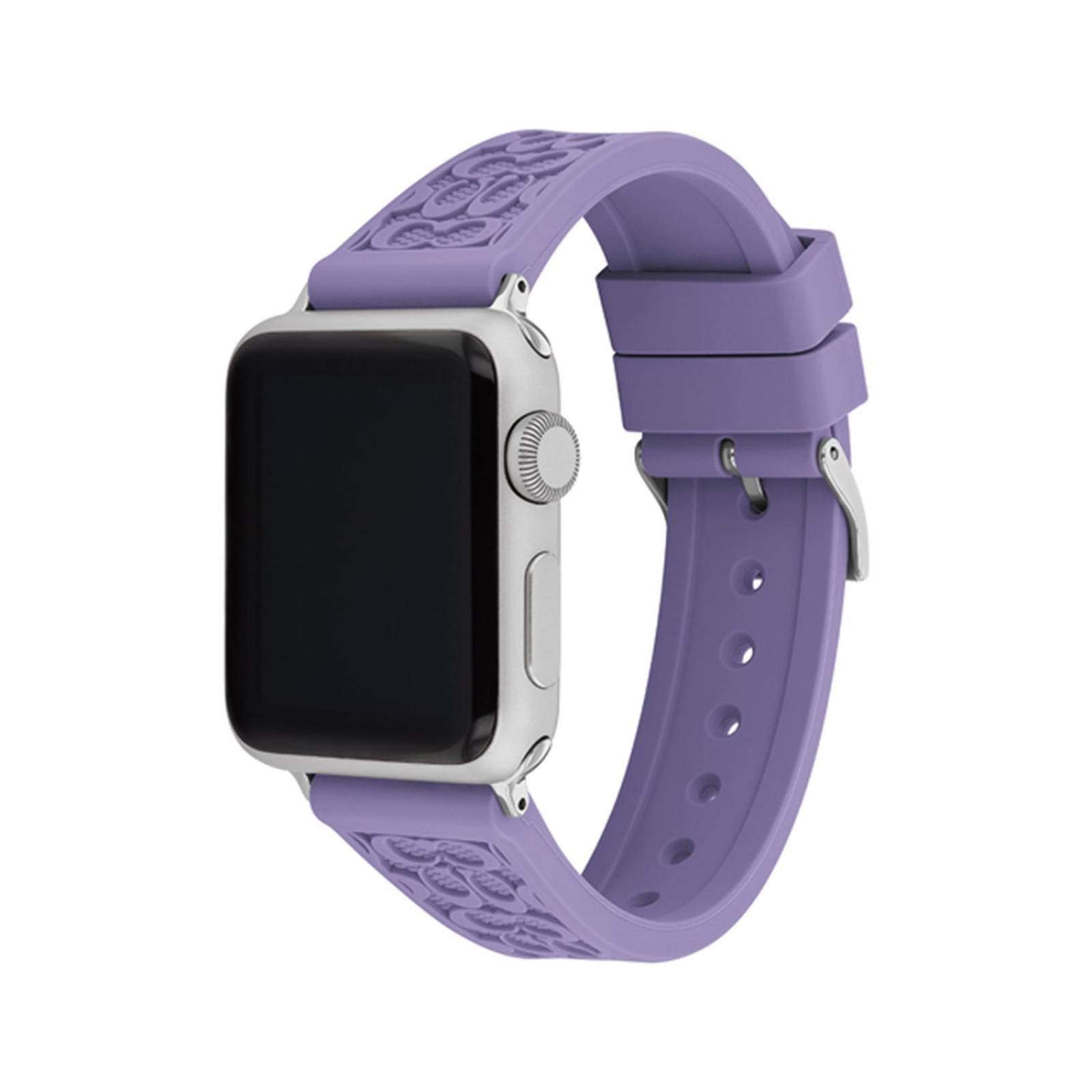 Correa Coach De Silicona Apple Watch Violeta 14700195 Mujer 
