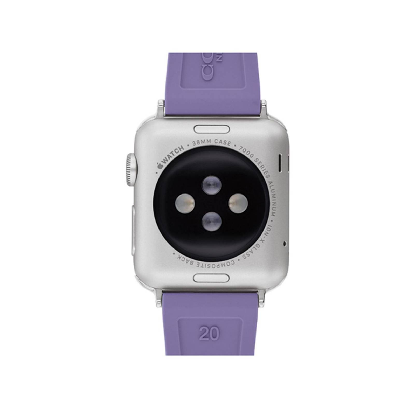 Correa Coach De Silicona Apple Watch Violeta 14700195 Mujer 
