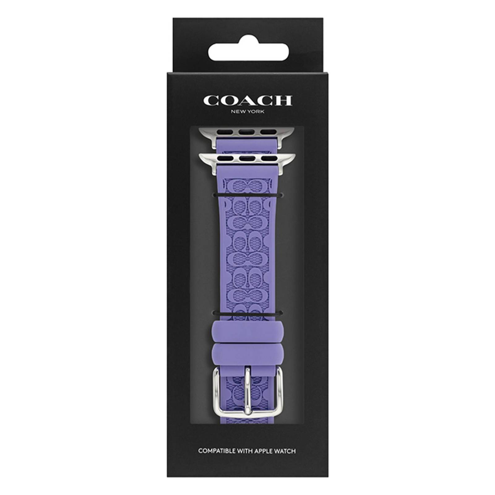 Correa Coach De Silicona Apple Watch Violeta 14700195 Mujer 