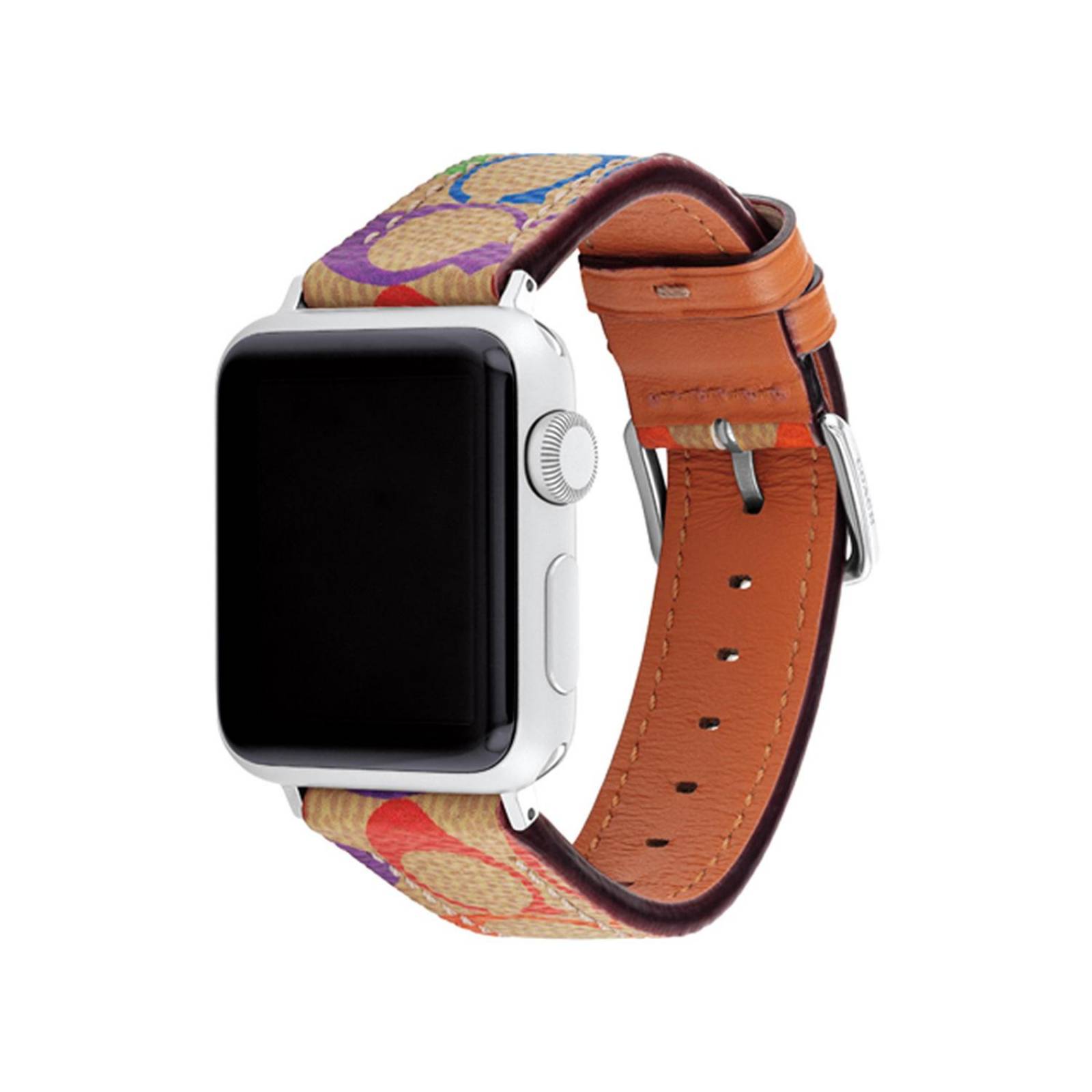 Correa Coach De Piel Apple Watch Café 14700167 Mujer