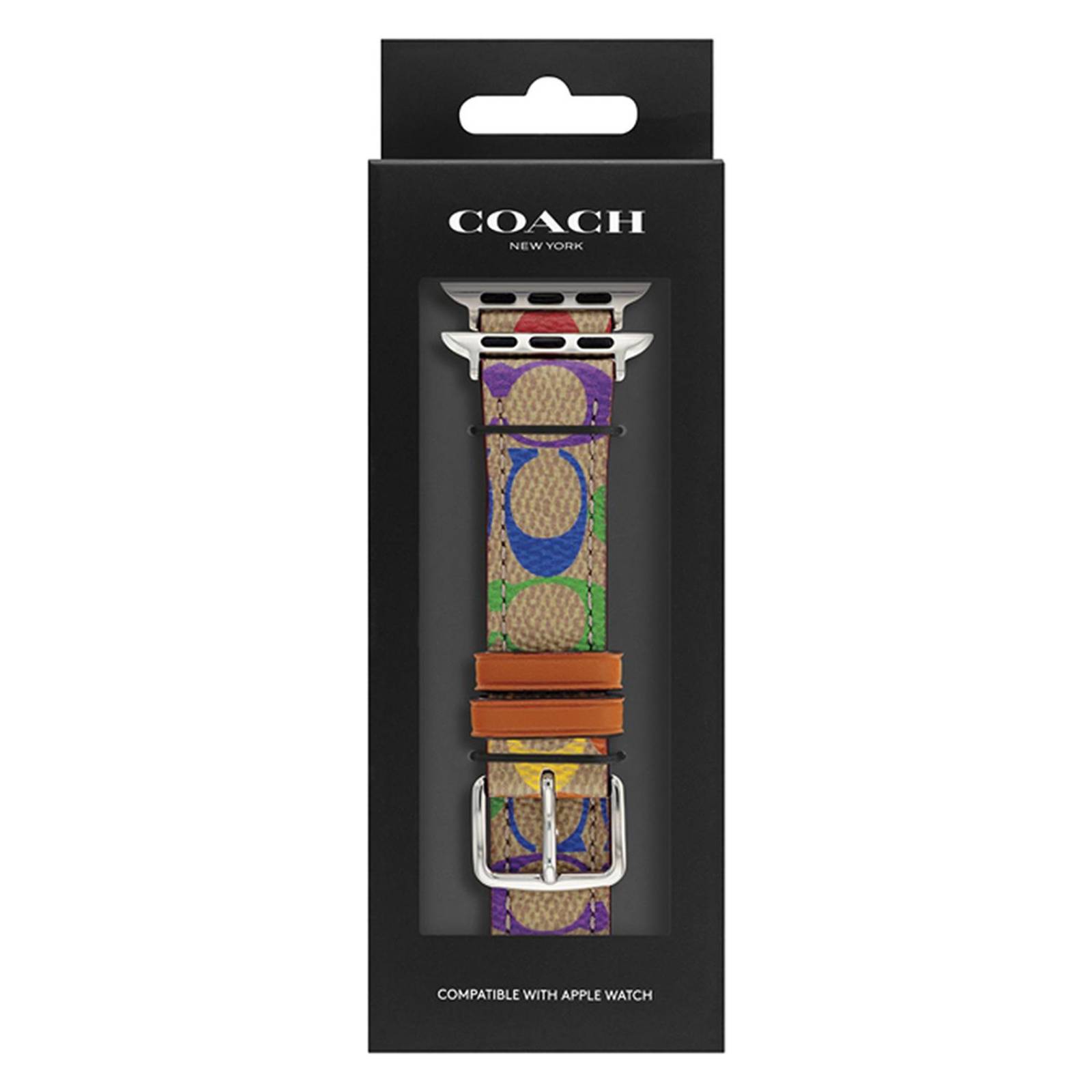 Correa Coach De Piel Apple Watch Café 14700167 Mujer
