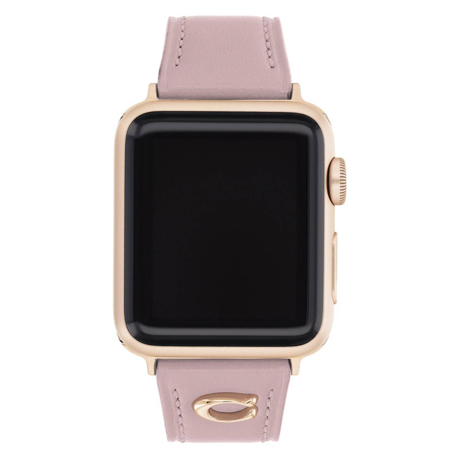 Correa Coach De Piel Apple Watch Rosa 14700164 Mujer 