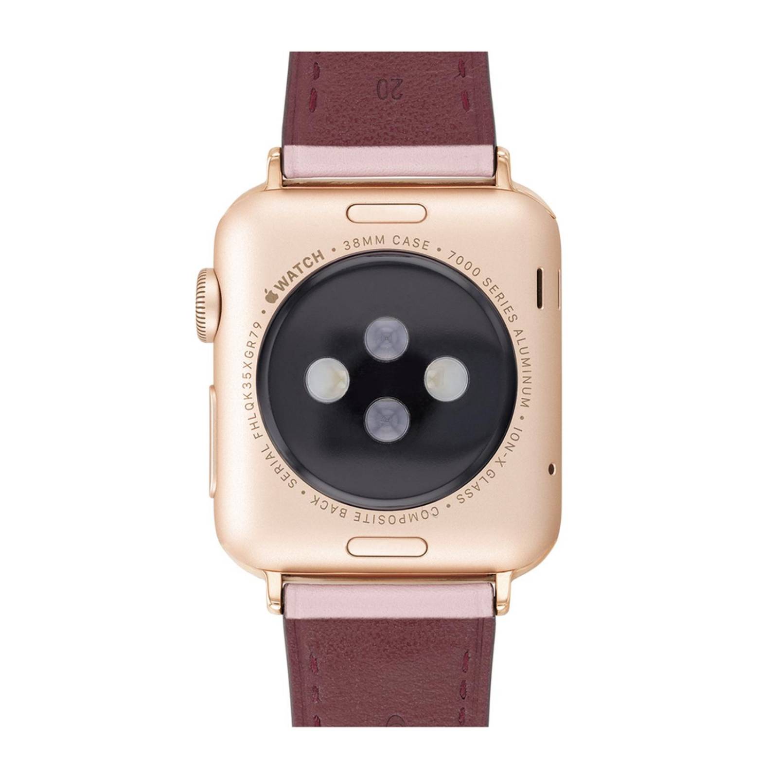 Correa Coach De Piel Apple Watch Rosa 14700164 Mujer 