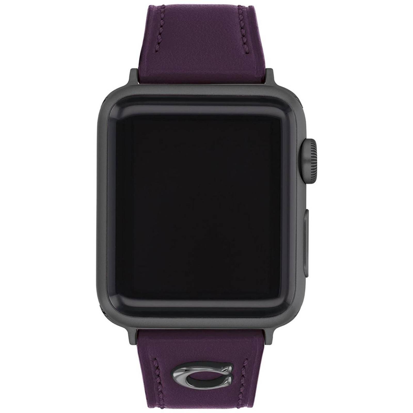 Correa Coach De Piel Apple Watch Violeta 14700141 Mujer 