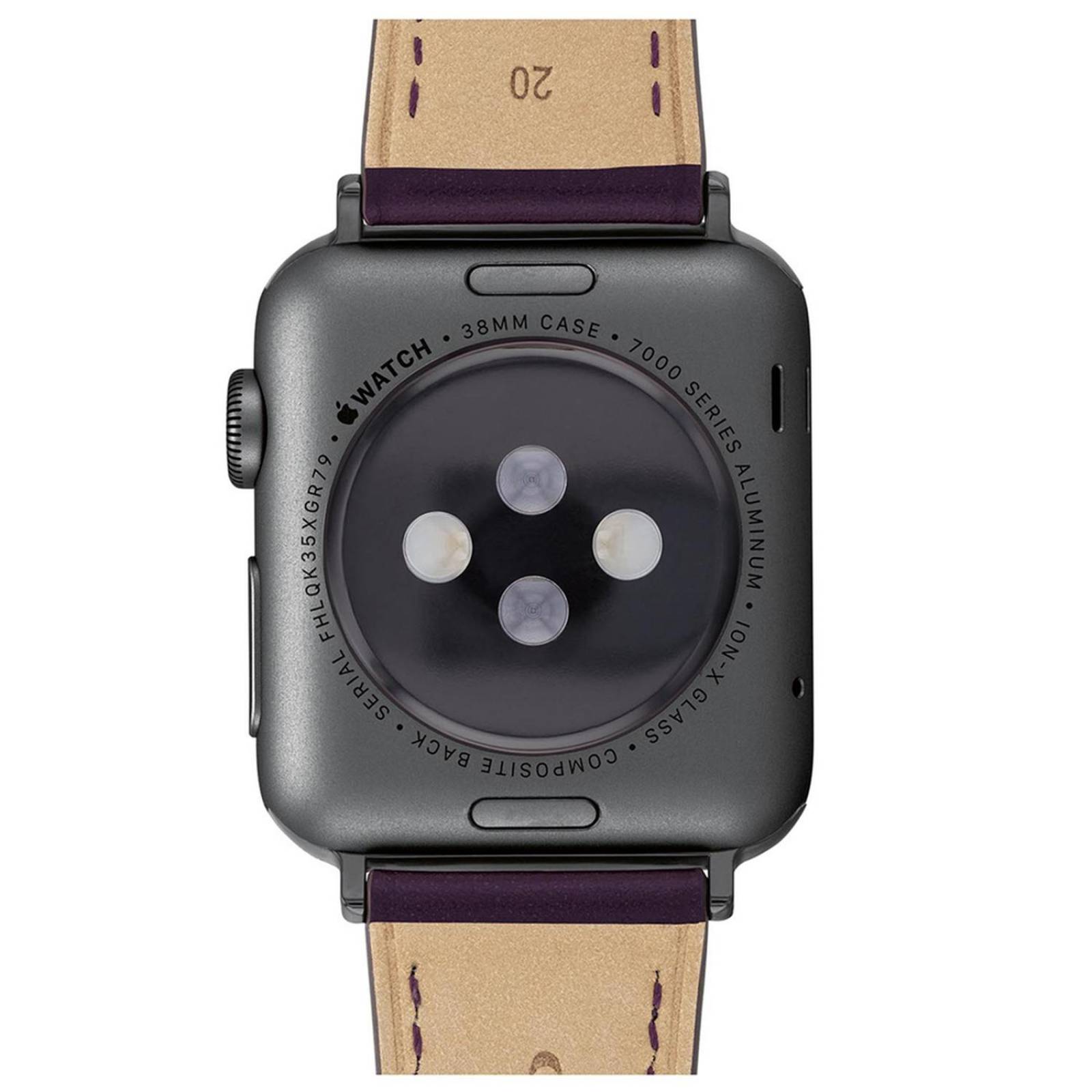 Correa Coach De Piel Apple Watch Violeta 14700141 Mujer 