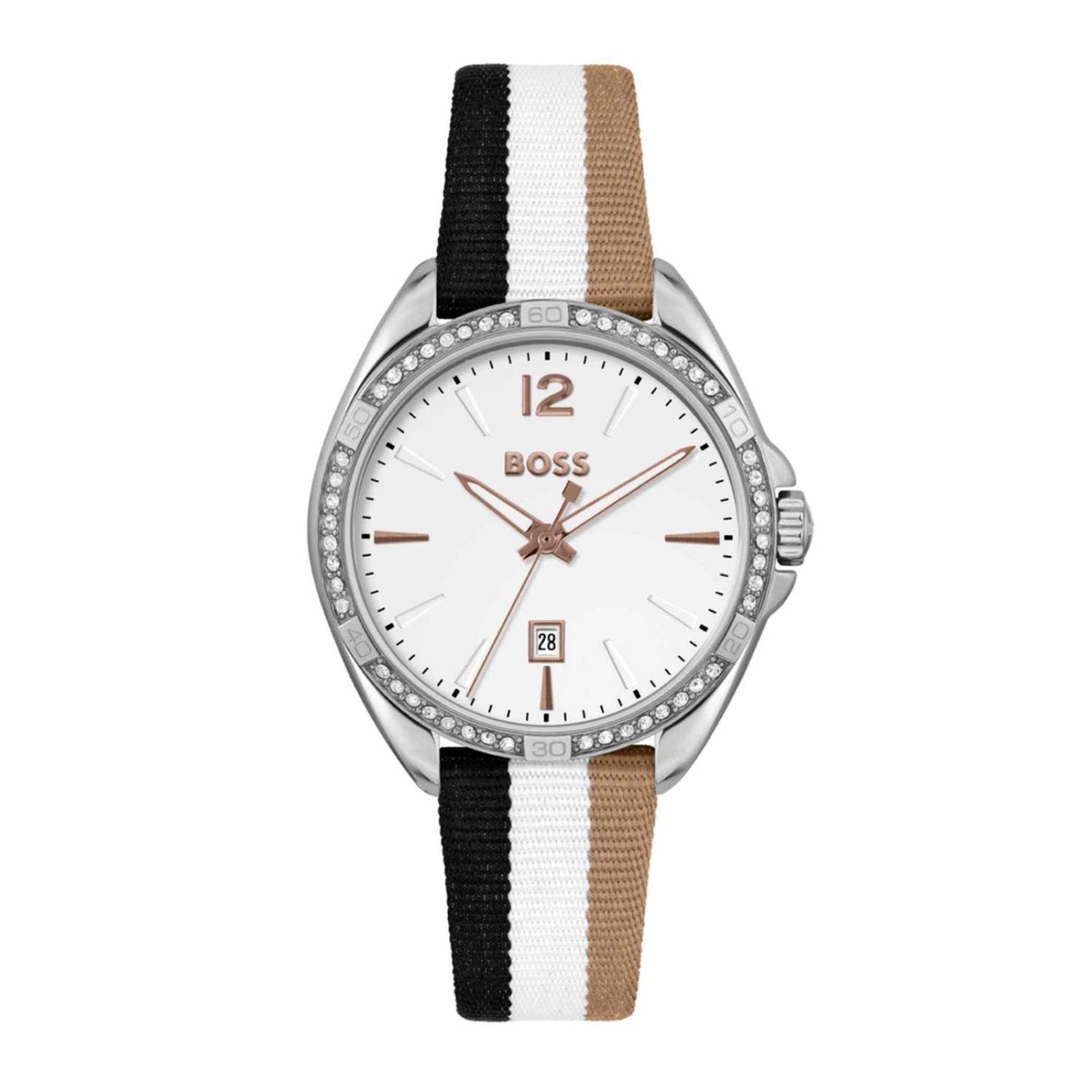 Reloj Hugo Boss Mujer Nylon 1502645 Felina 