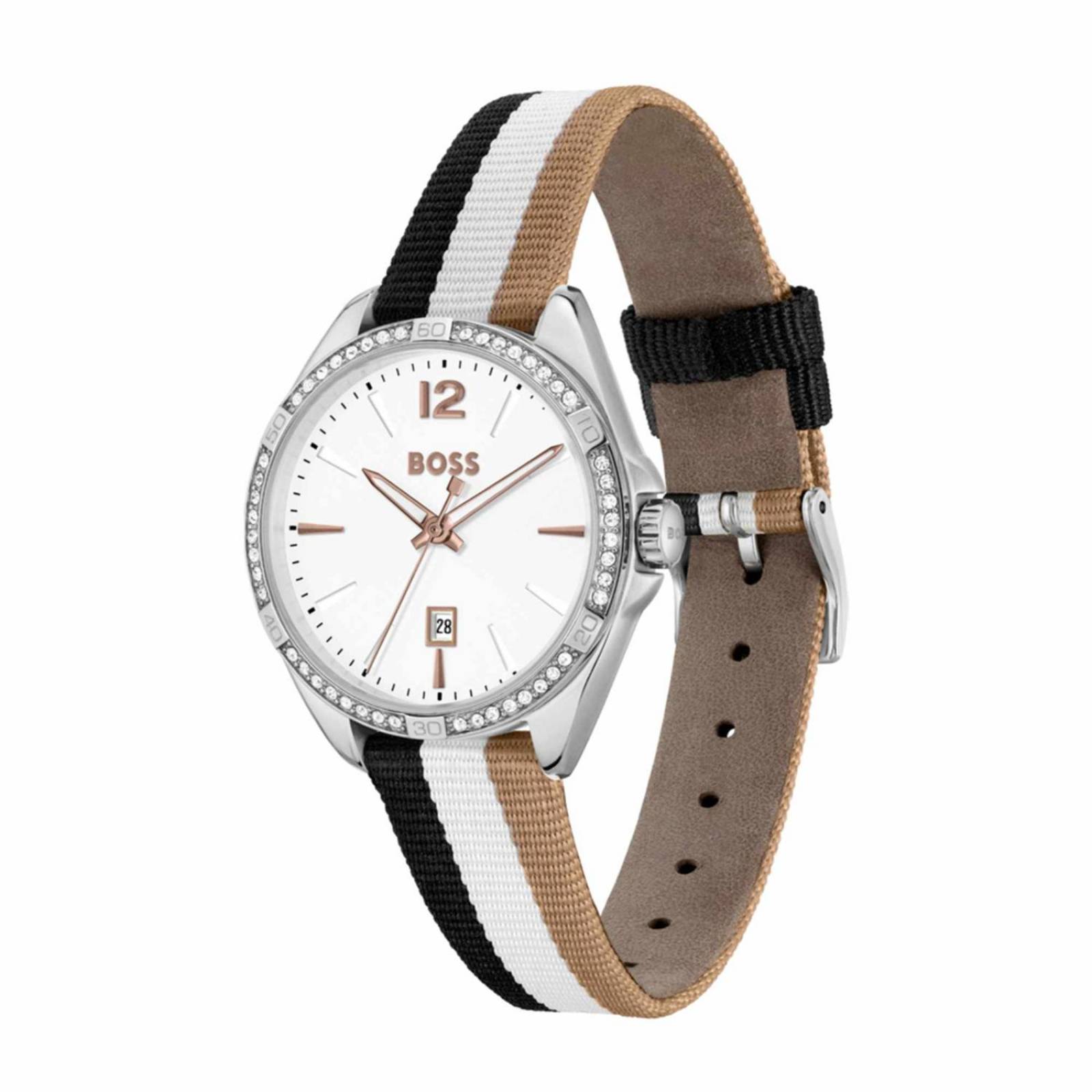 Reloj Hugo Boss Mujer Nylon 1502645 Felina 