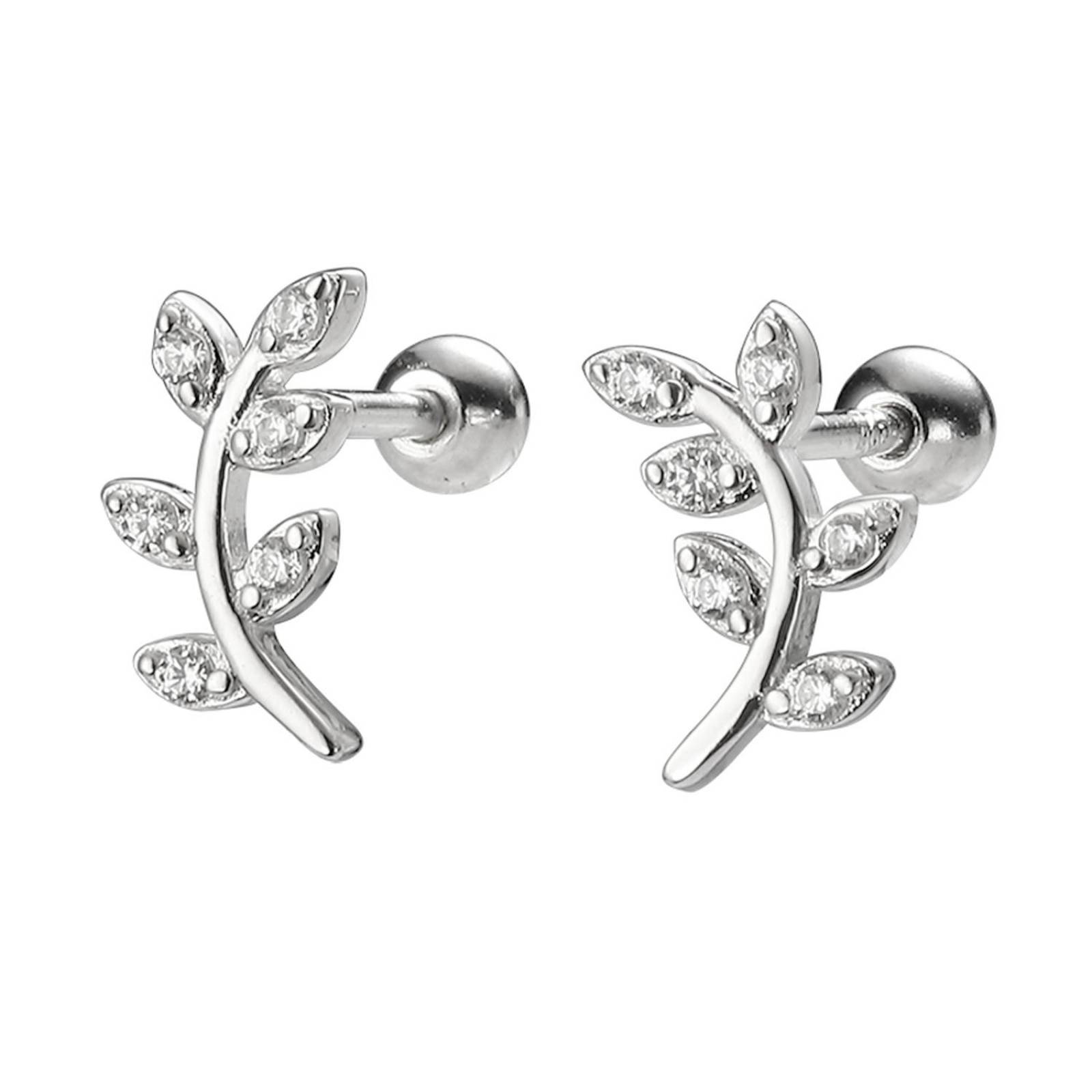 Aretes Enso Silver Earrings ESE007S Plata 925 Para Mujer 