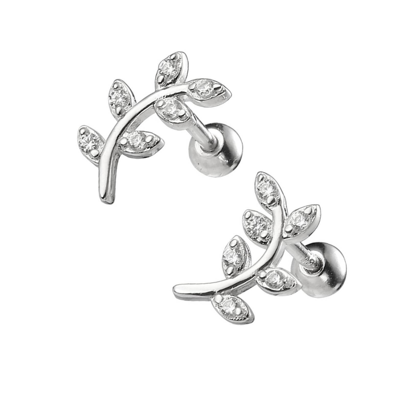 Aretes Enso Silver Earrings ESE007S Plata 925 Para Mujer 