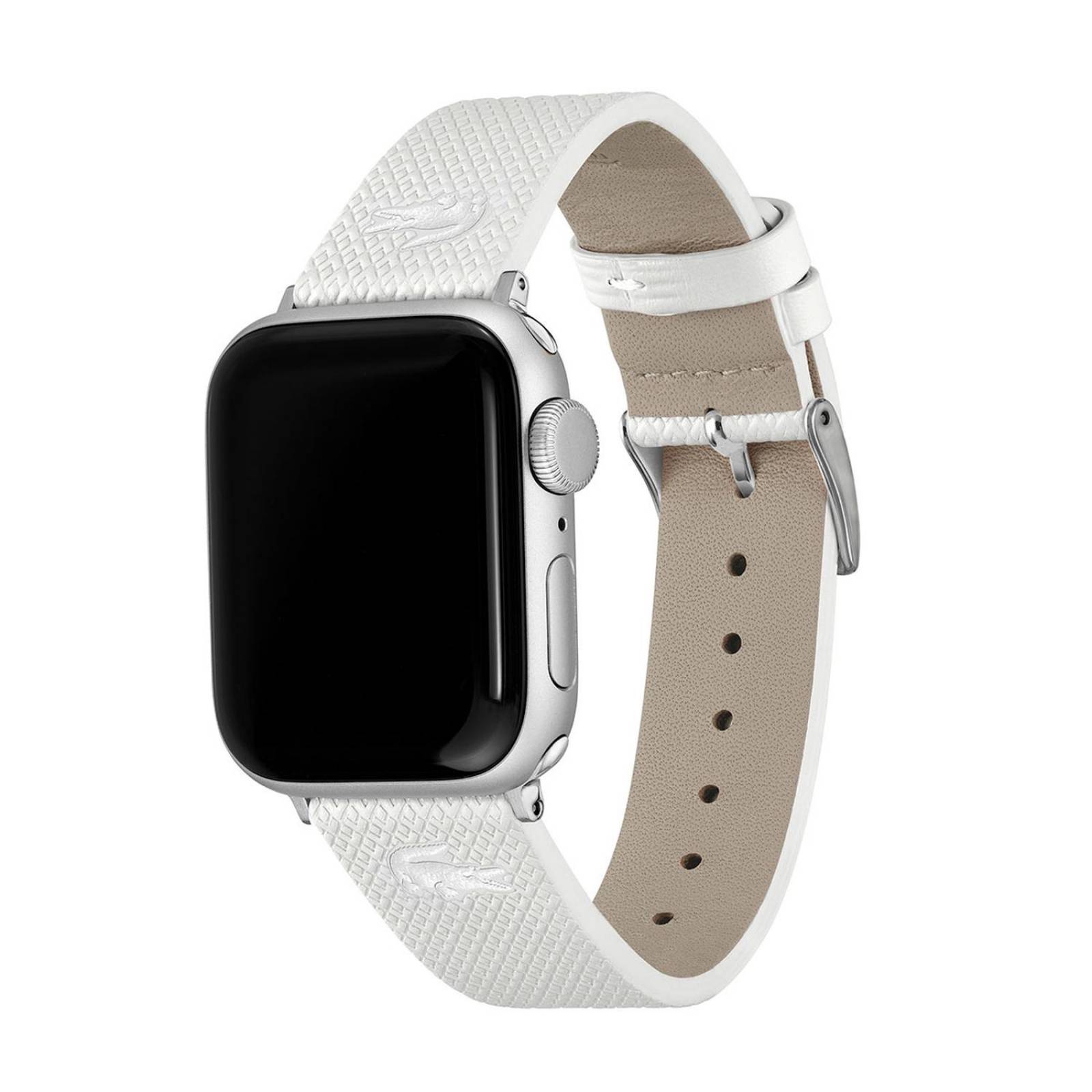 Correa De Piel Lacoste Blanco Apple Watch 2050025 - S007 