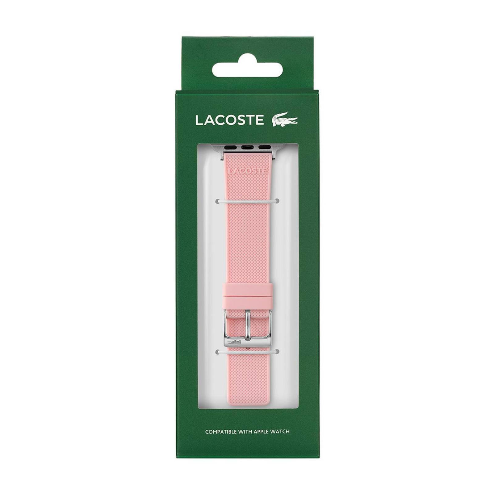 Correa Silicona Lacoste Rosa Apple Watch 2050007 - S007 