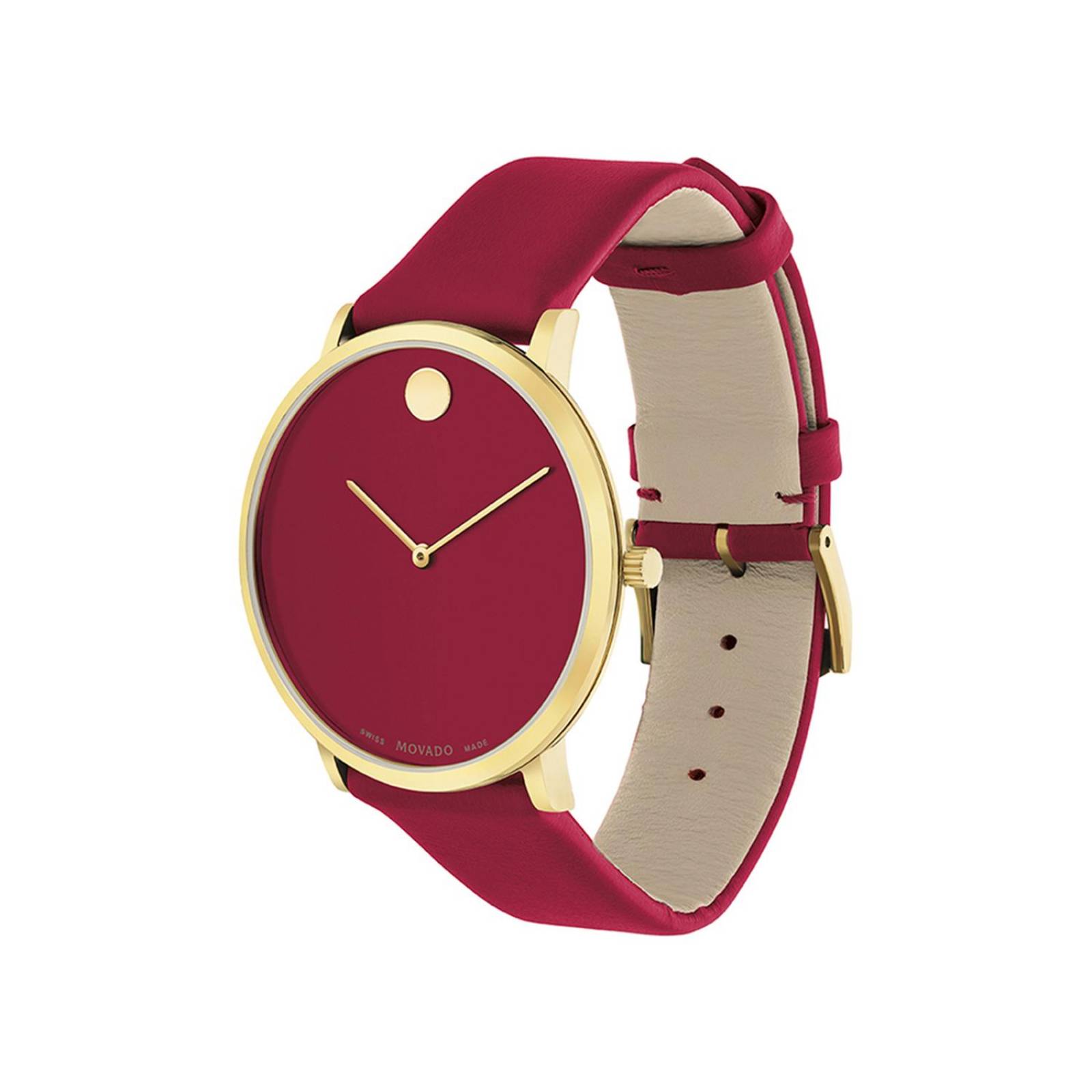 Reloj Movado Hombre Cuero 0607253 Ultra Slim