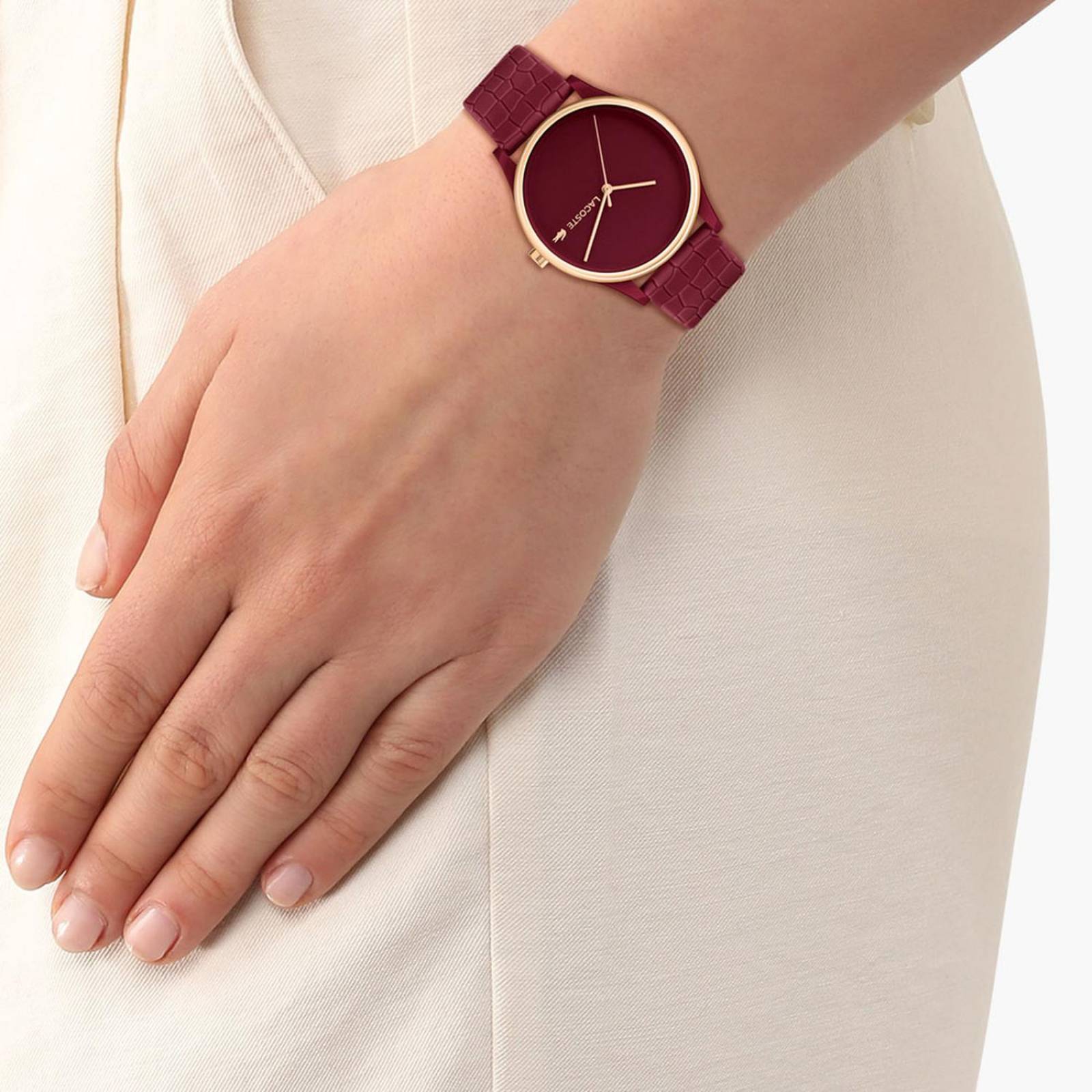Reloj Lacoste Mujer Silicona 2001283 Crocodelle 