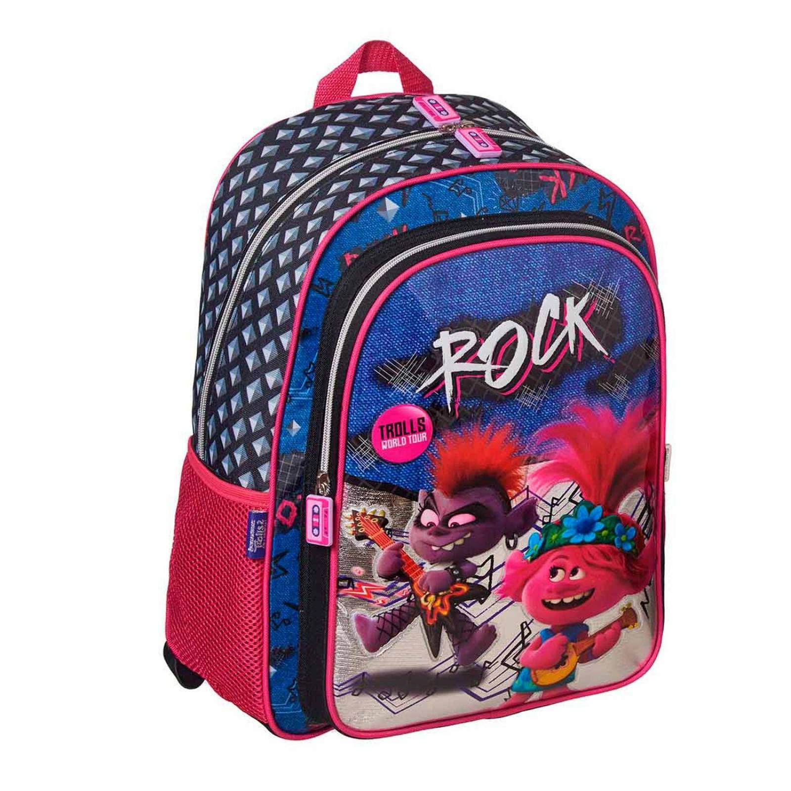 Mochila Escolar Trolls 2 Rock Urbania TR00505MB Unisex 