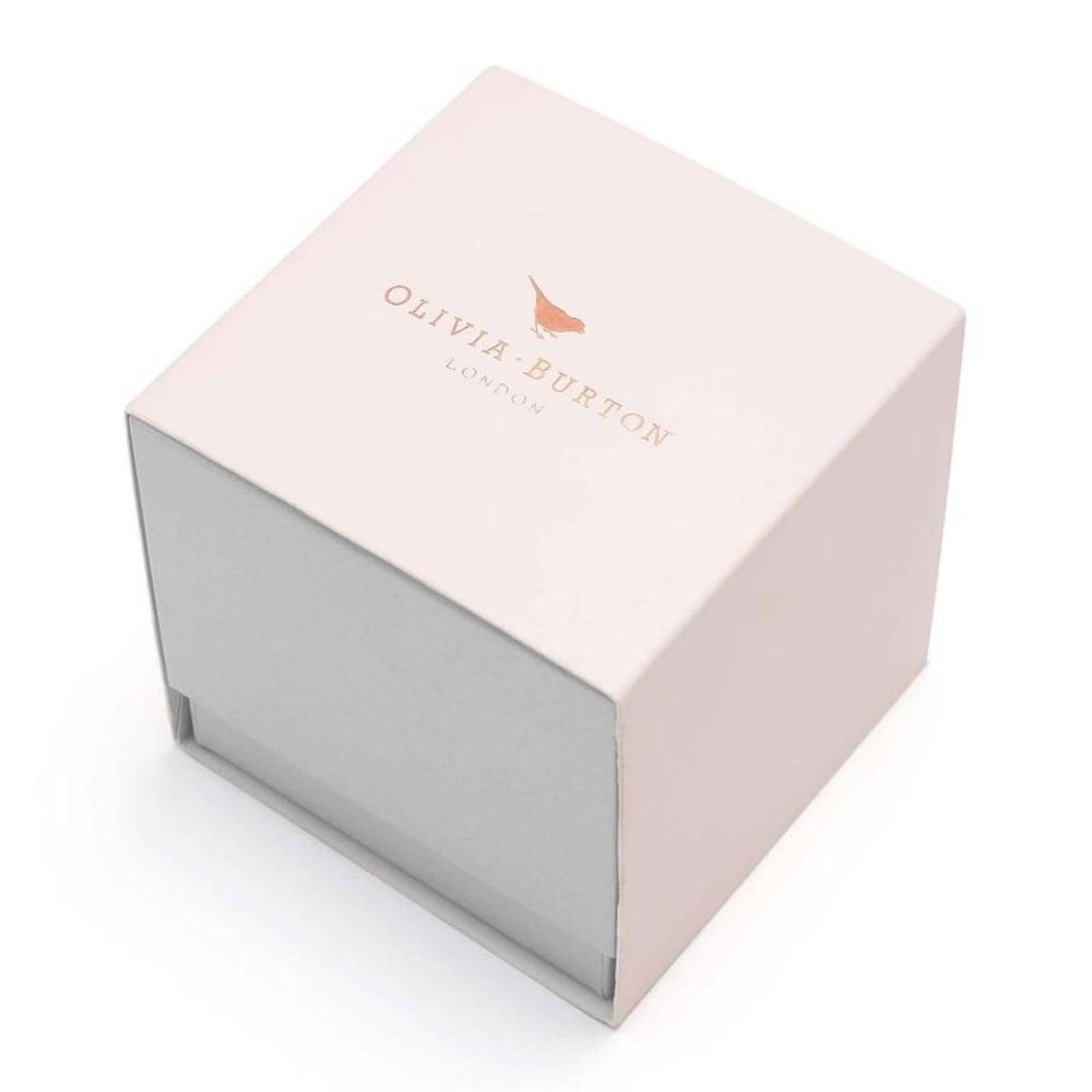 Set Reloj Olivia Burton Acero de Mujer + 3 Tazas de Regalo 