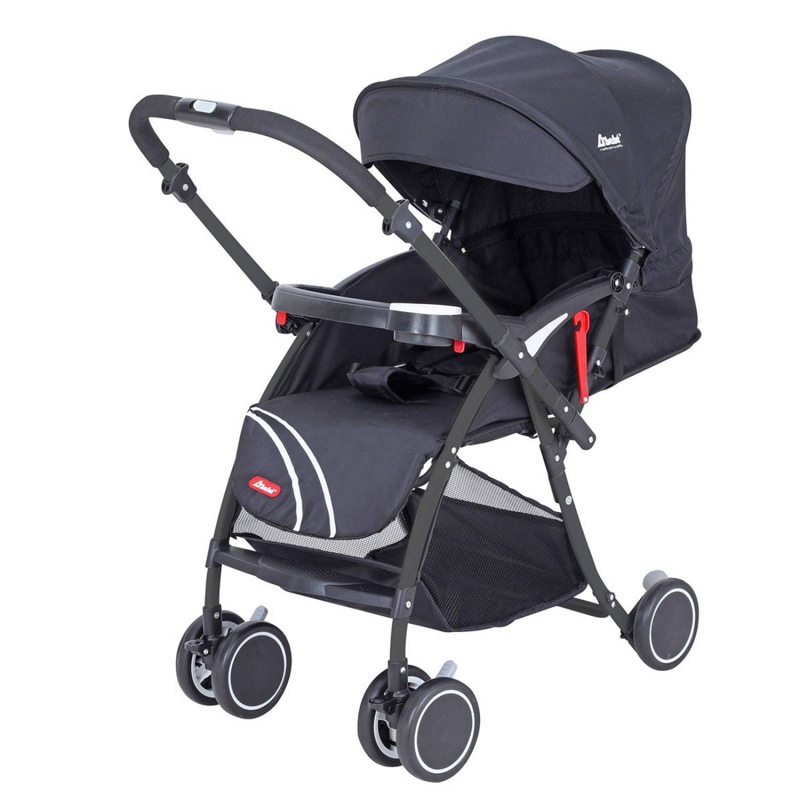 Coche para bebé con asiento para auto – Gris/ Fucsia/ Morado/ Negro - Cutie  Baby