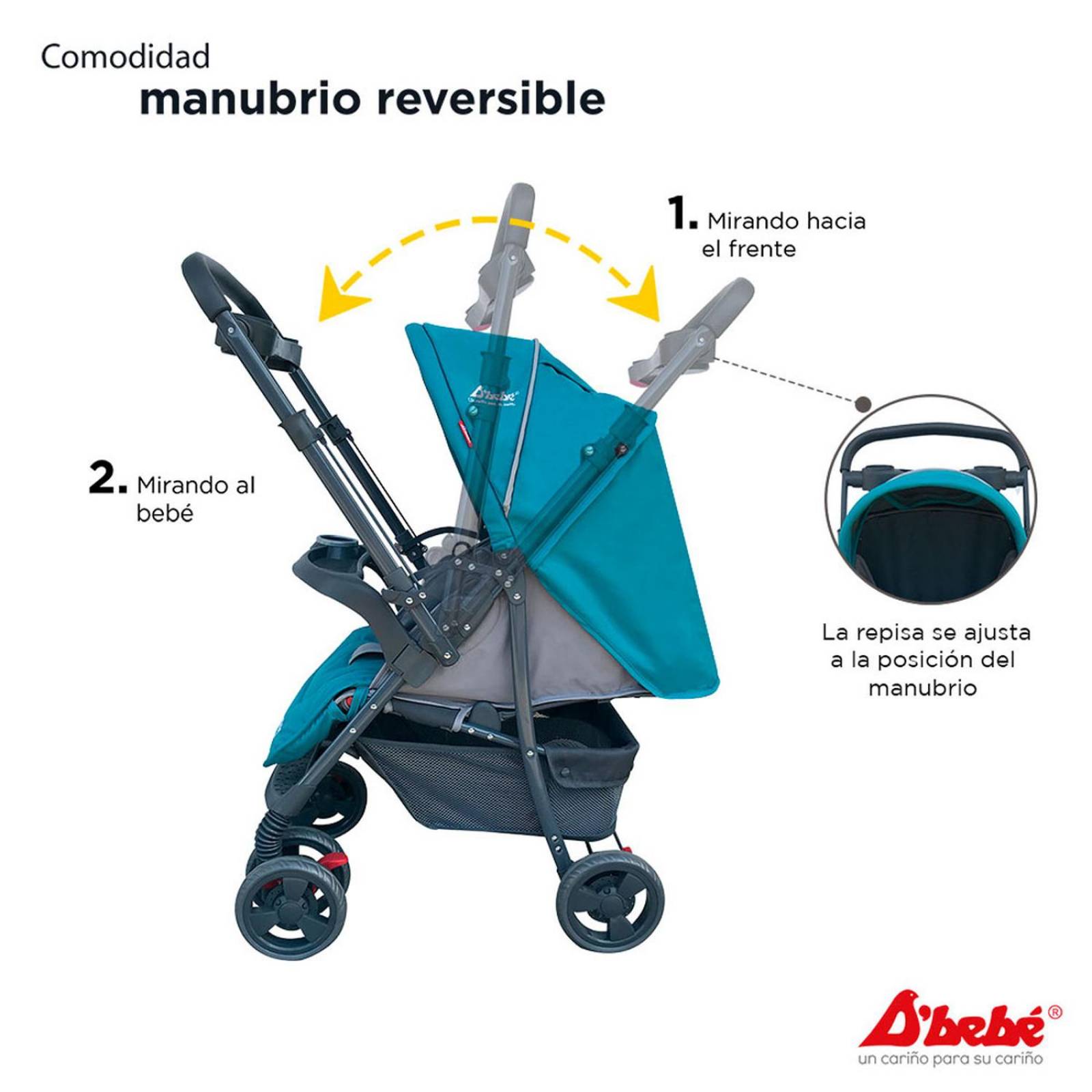 Set Carriola D'bebé Travel System Star Baby de 0 a 36 meses Verde