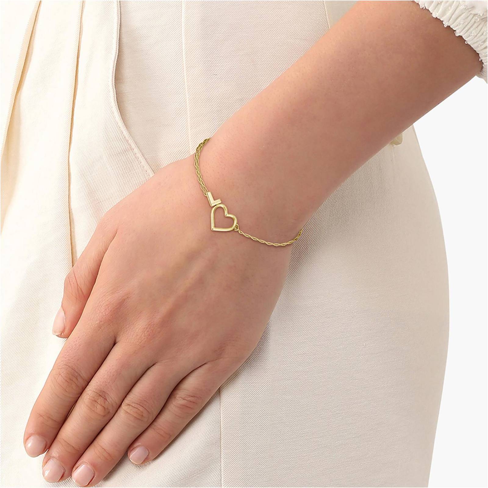Pulsera Lacoste Volte Dorado para Mujer 