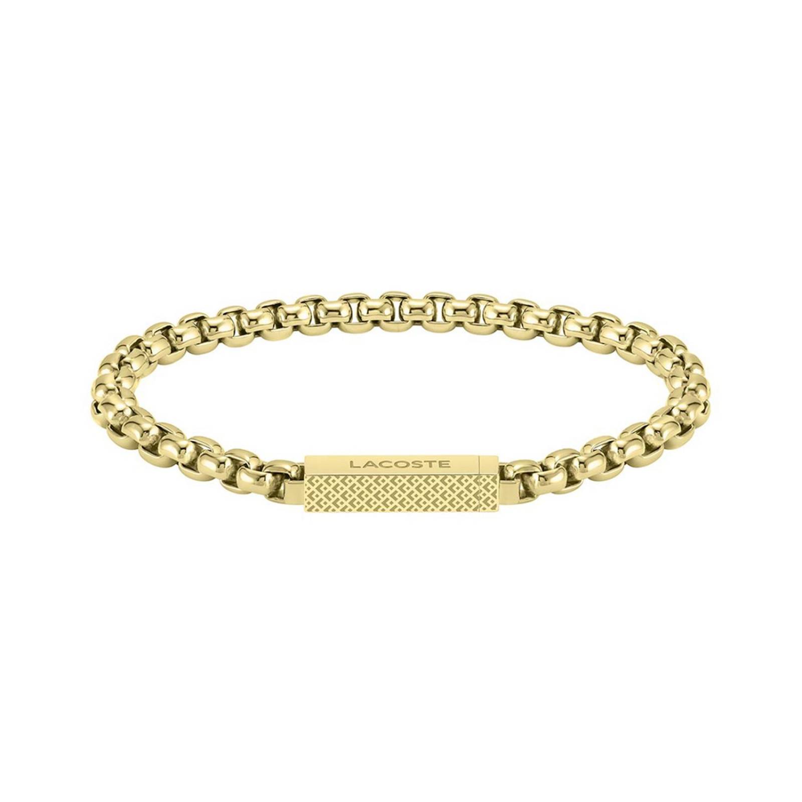 Pulsera Lacoste L'Essentiel Dorado para Hombre 