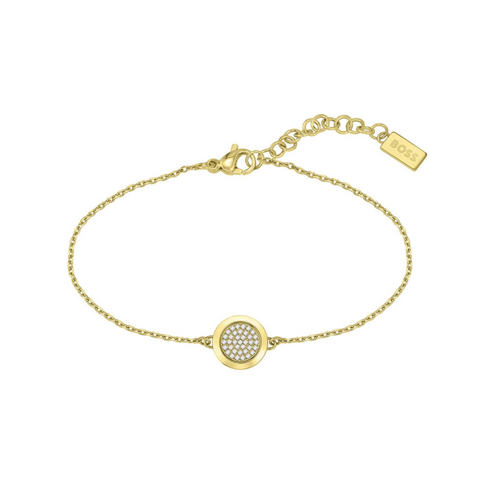 Pulsera Hugo Boss Medallion Dorado para Mujer 