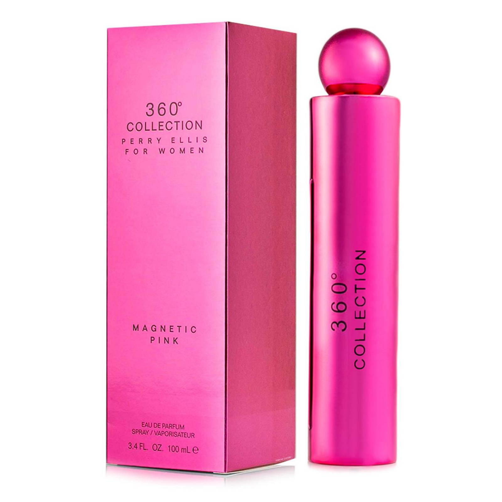 Perry Ellis 360 Collection Magnetic Pink 100ml EDP Mujer 