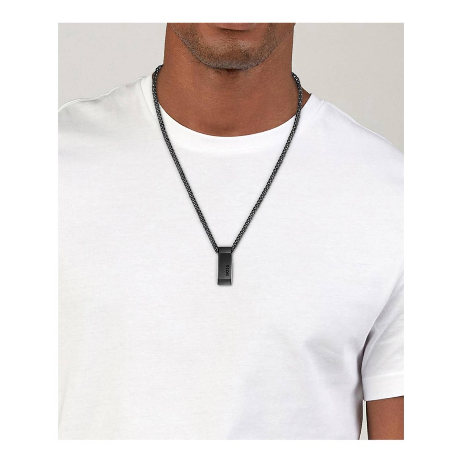 Collar Hugo Boss Carter Negro para Hombre 
