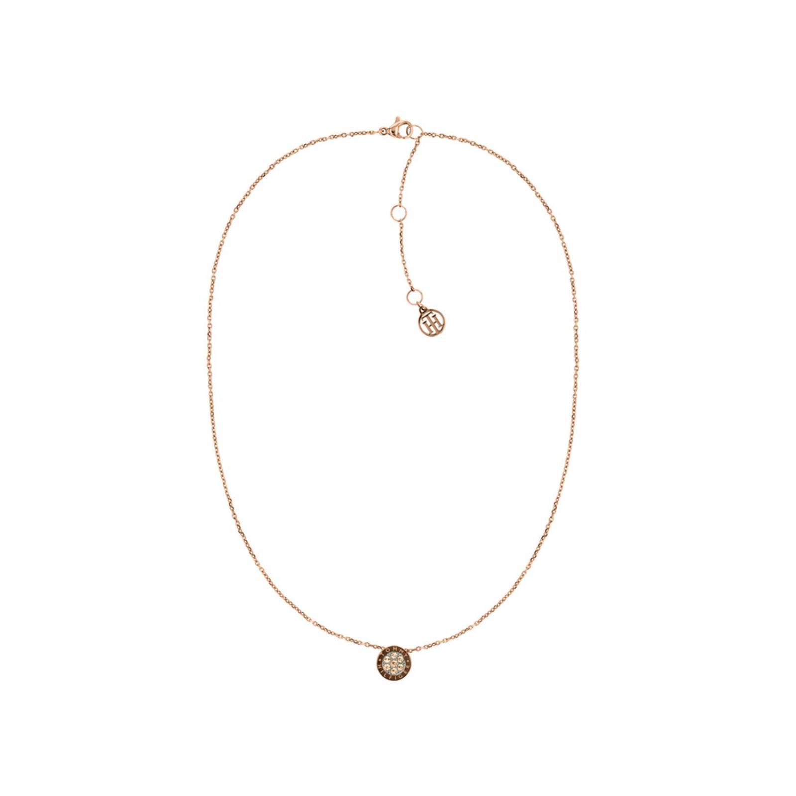 Collar Tommy Hilfiger Crystal Dorado para Mujer 