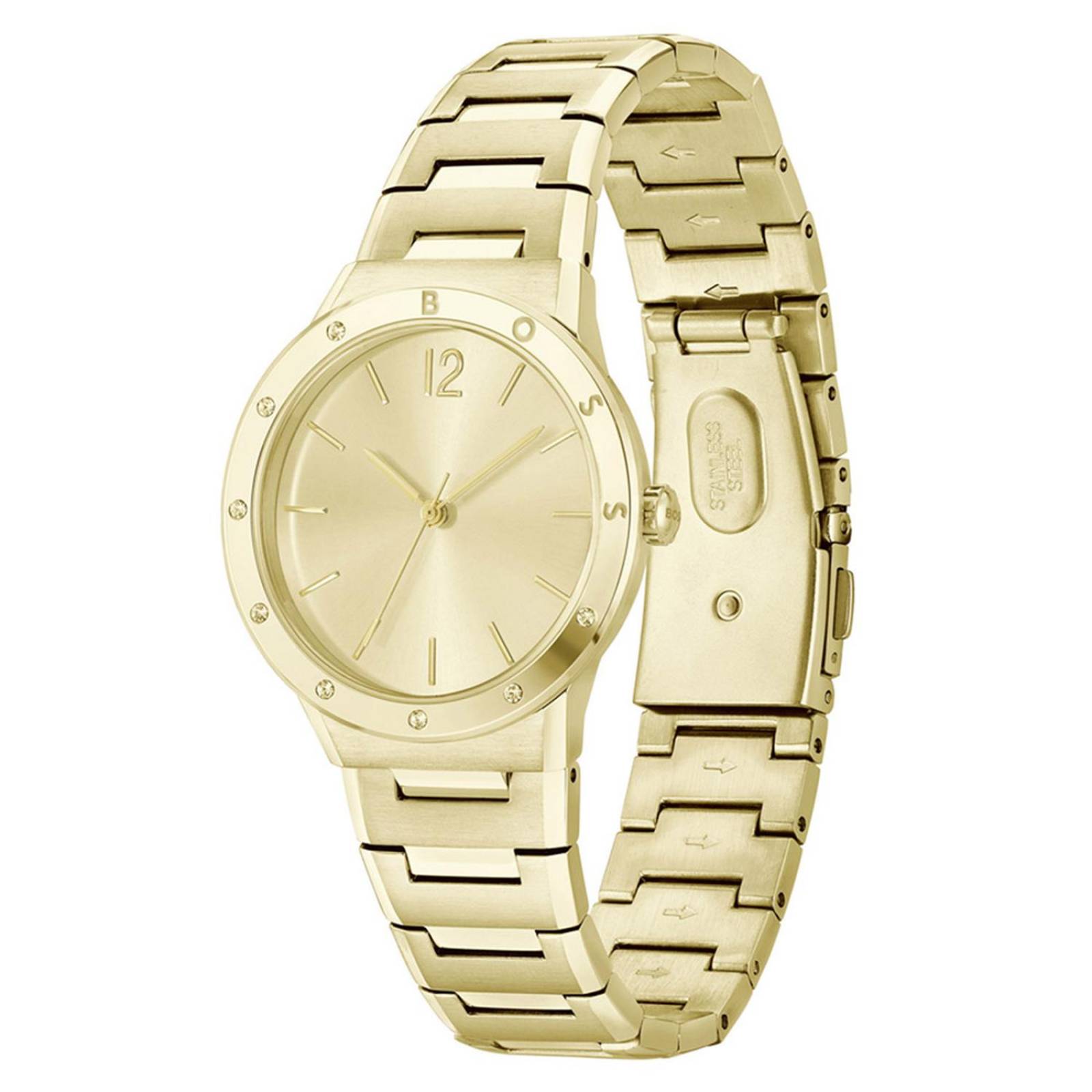 Reloj Hugo Boss Mujer Acero Chapado Oro 1502715 Breath 