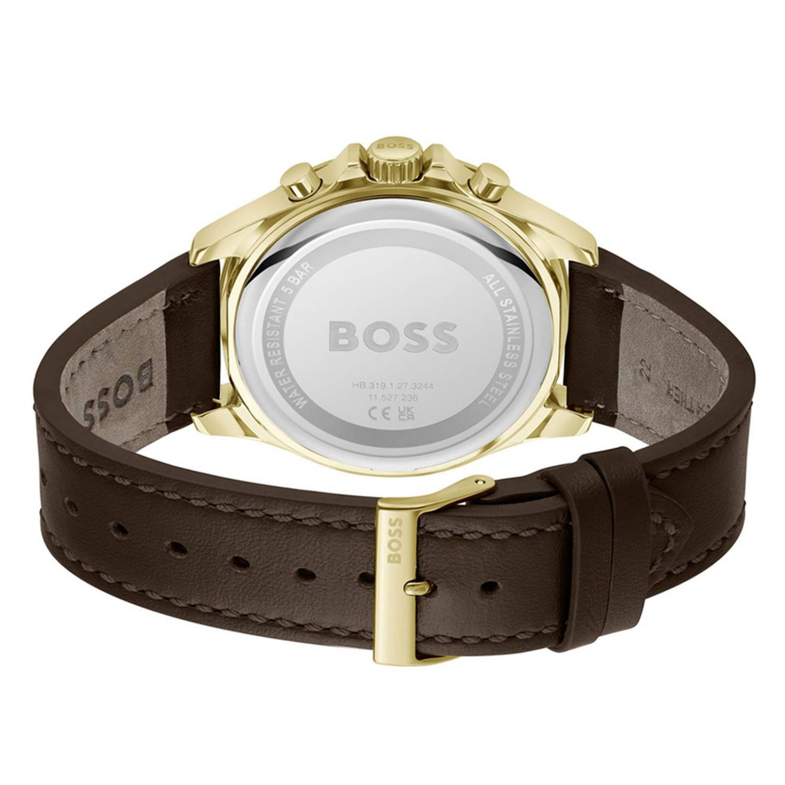 Reloj Hugo Boss Hombre Cuero 1514100 Troper Cronógrafo