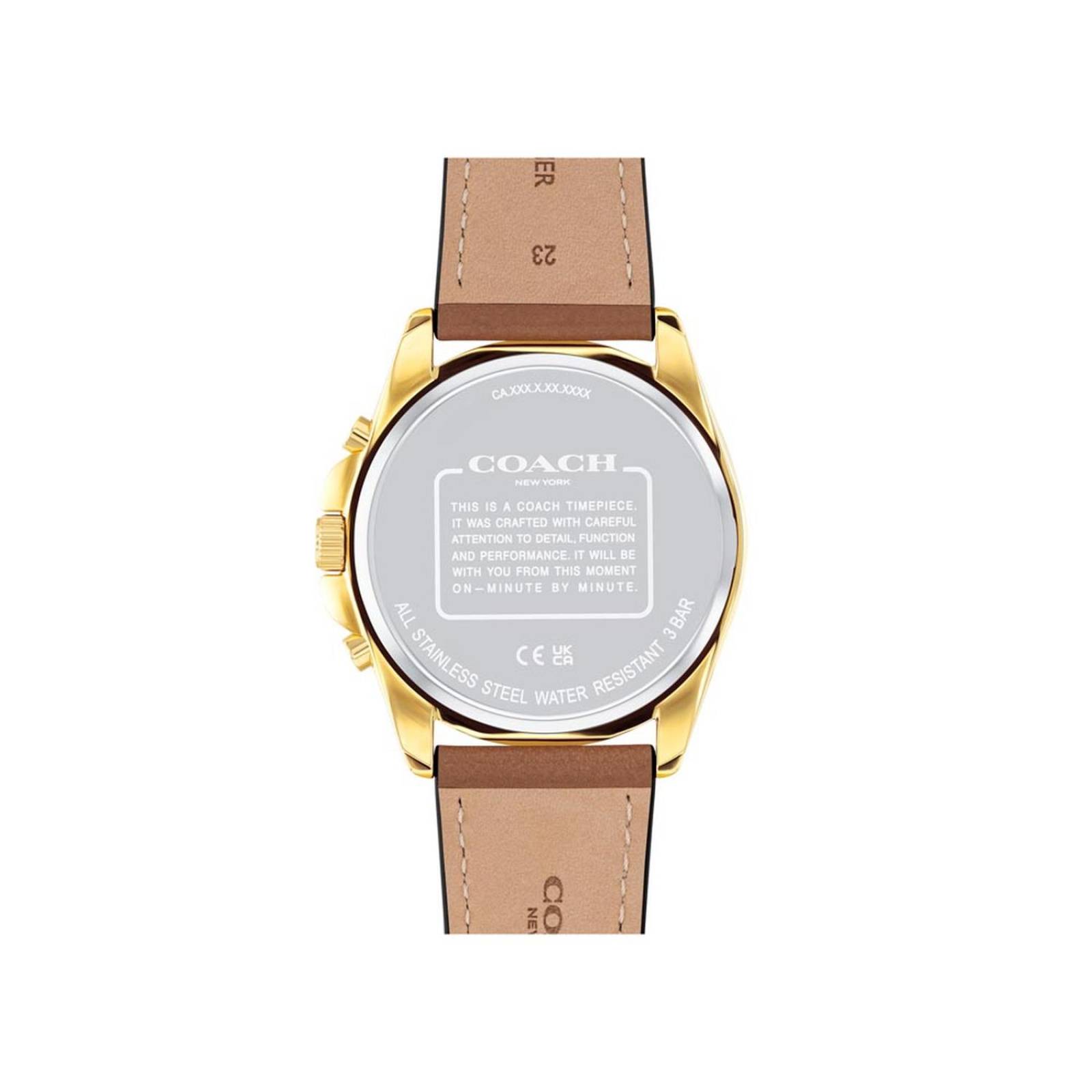 Reloj Coach Hombre Cuero 14602629 Greyson 