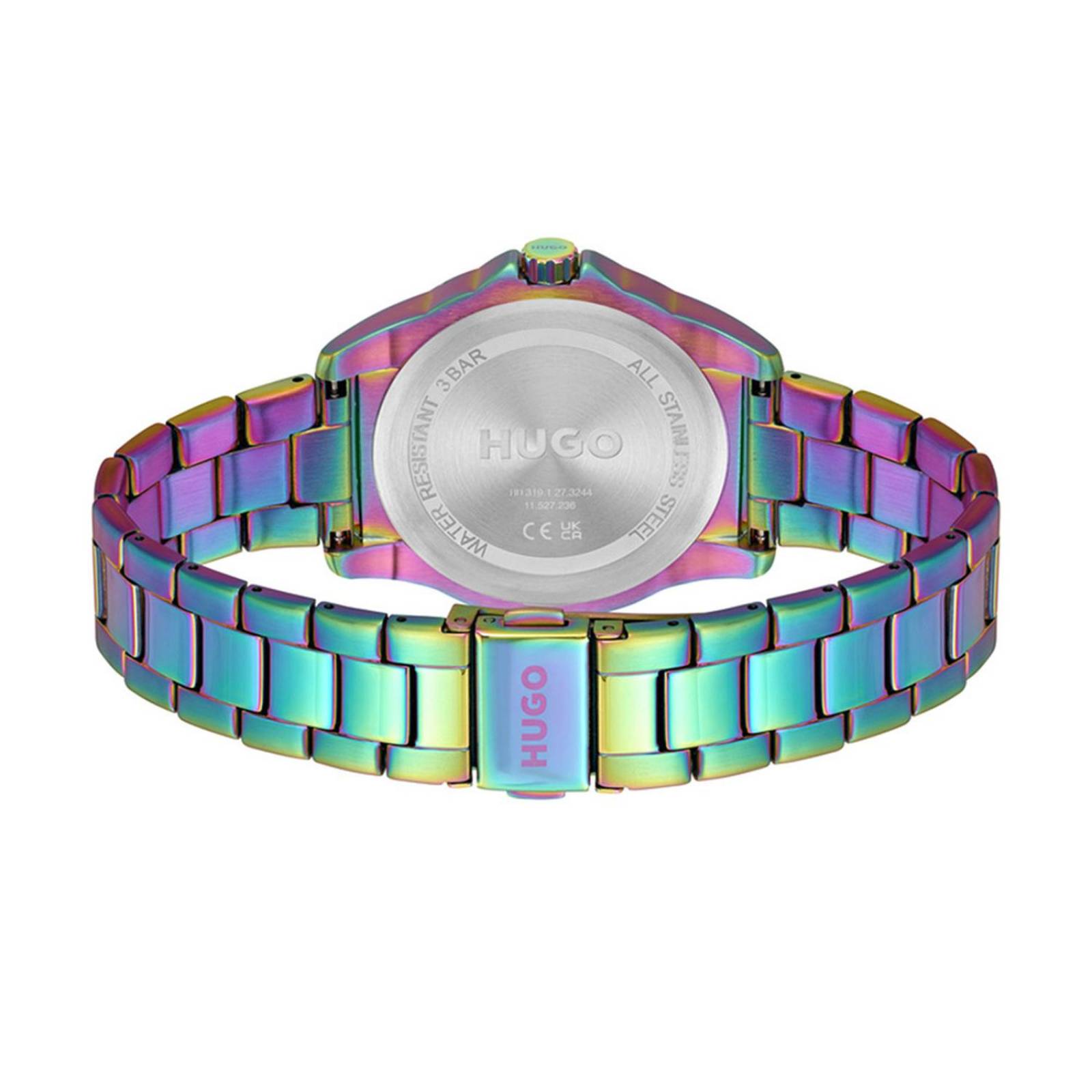 Reloj Hugo Boss Mujer Acero Inox 1540160 #Dance Rainbow 