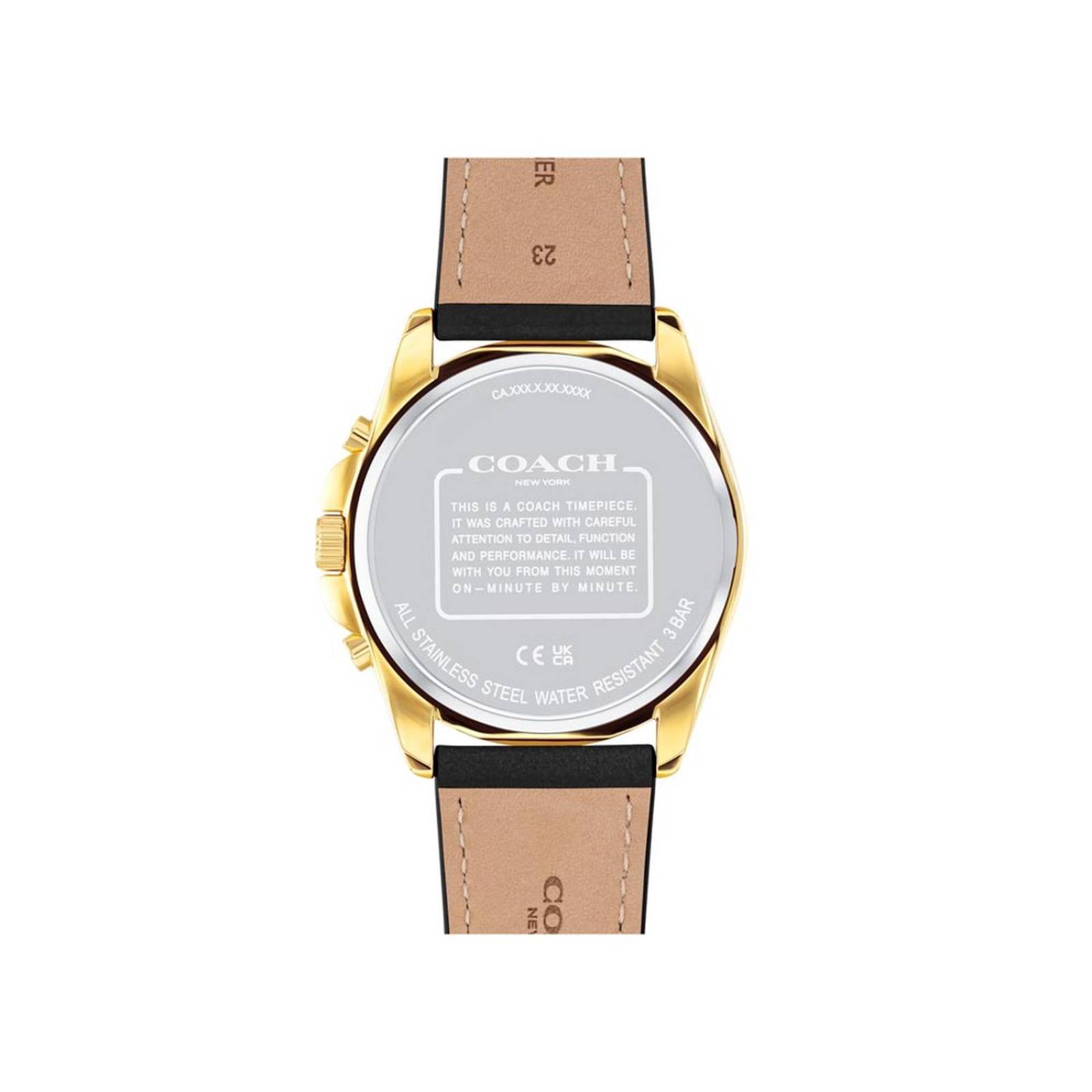Reloj Coach Hombre Cuero 14602631 Greyson 