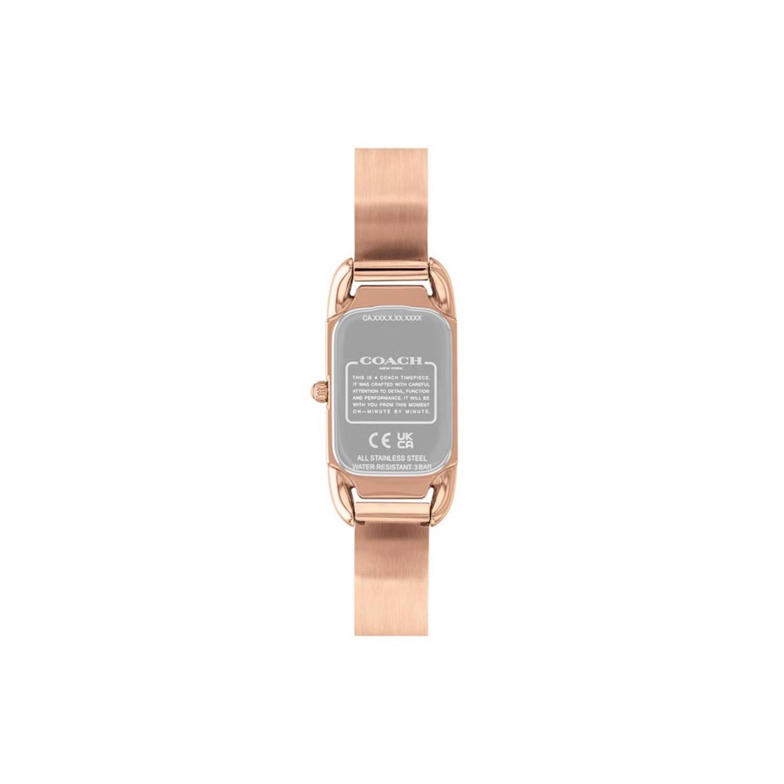 Reloj Coach Mujer Acero Chapado Oro Cristales 14504197 Cadie 