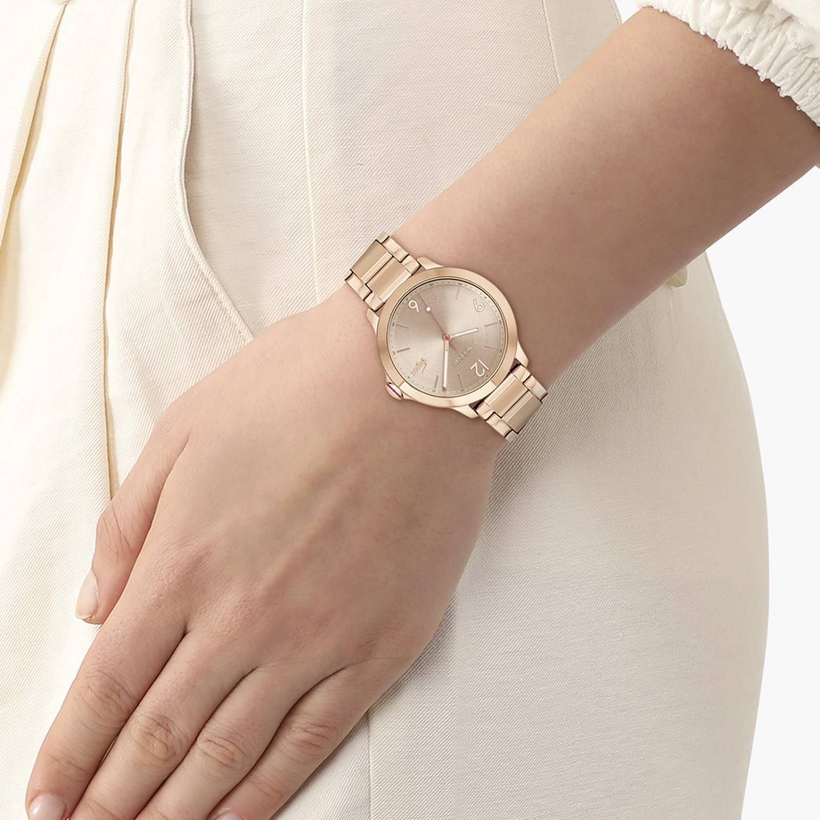 Reloj Lacoste Mujer Acero Baño Oro Rosa 2001332 Moonball
