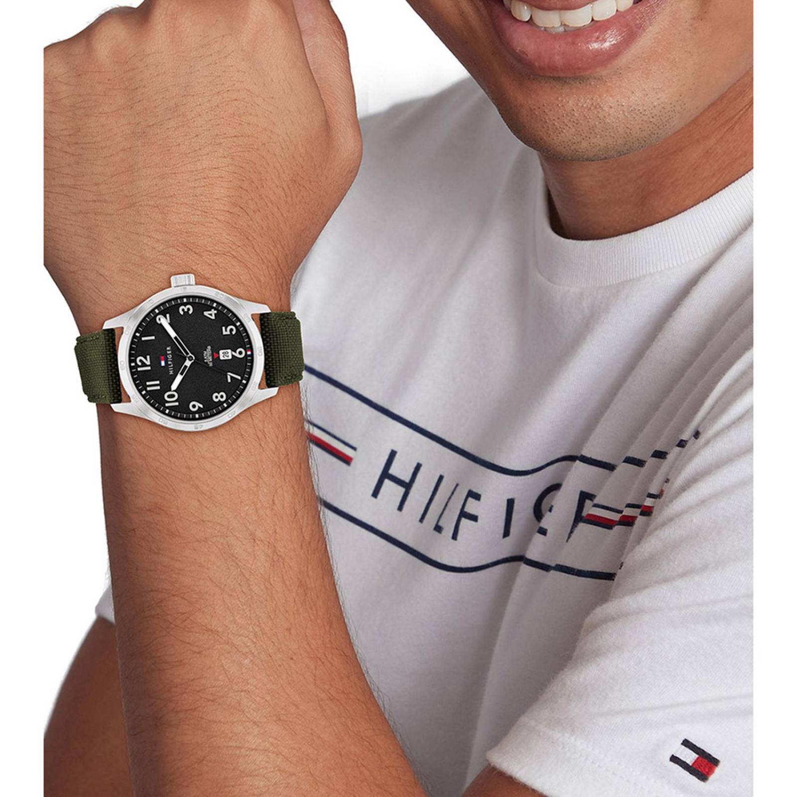 Reloj Tommy Hilfiger Hombre Tela 1710593 Forrest