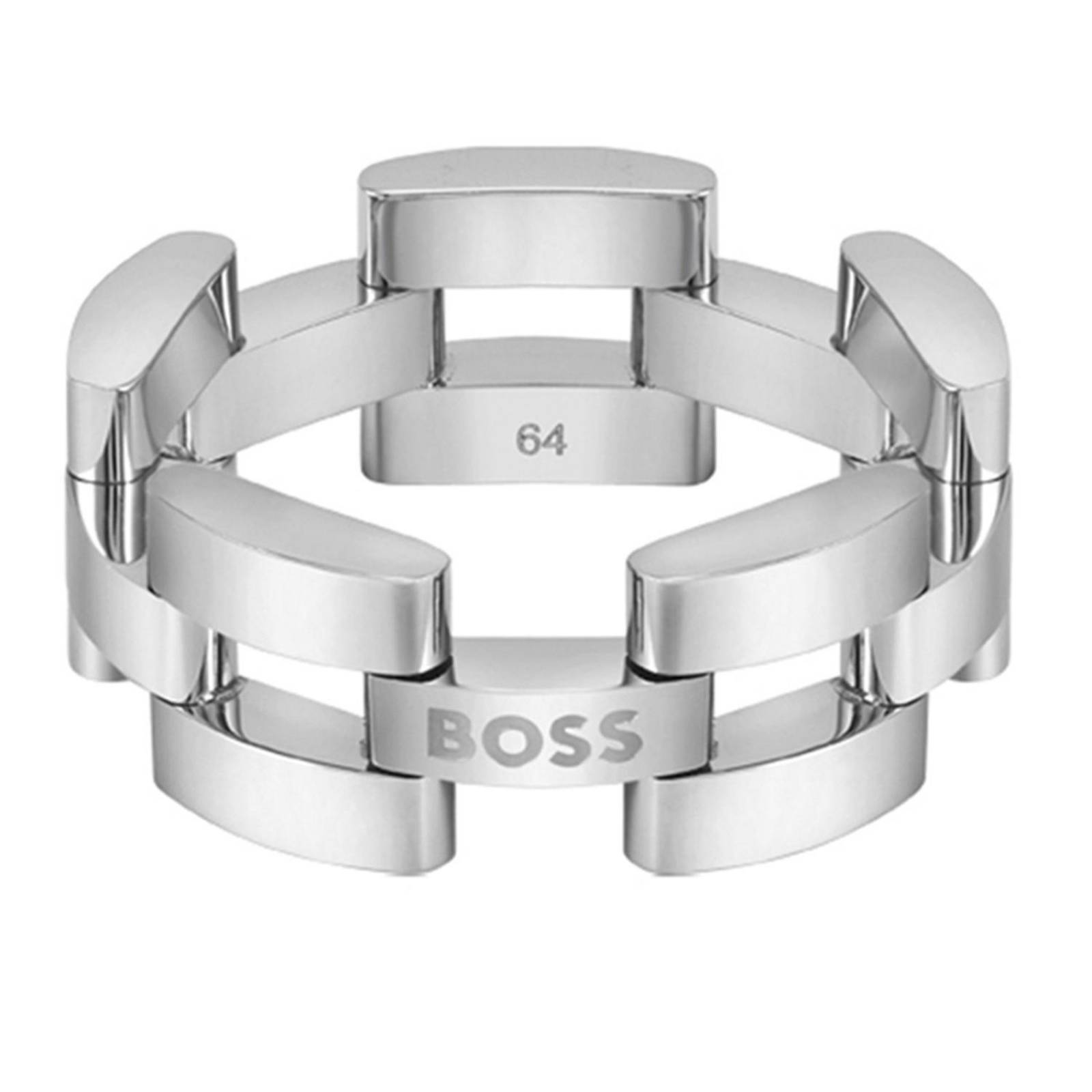 Anillo Hugo Boss Sway Plateado Acero inoxidable para Hombre 