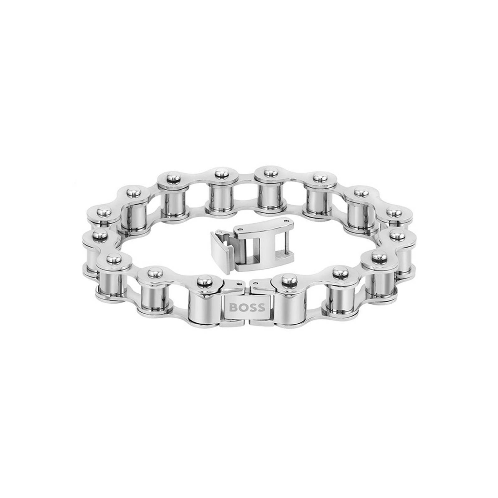 Pulsera Hugo Boss Cycle Plateado Acero inoxidable Hombre