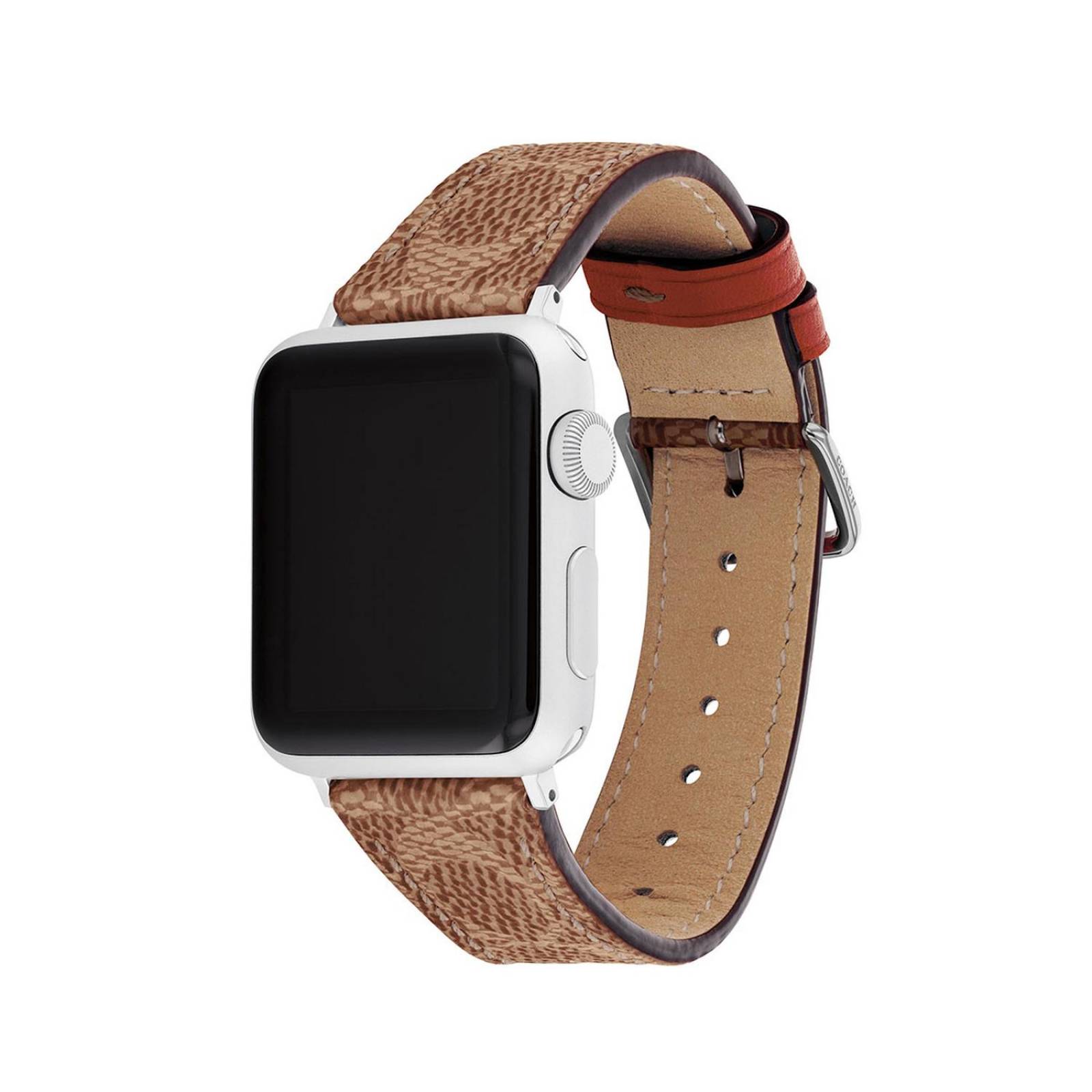 Set Correa Coach Piel Compatible Apple Watch Casual 