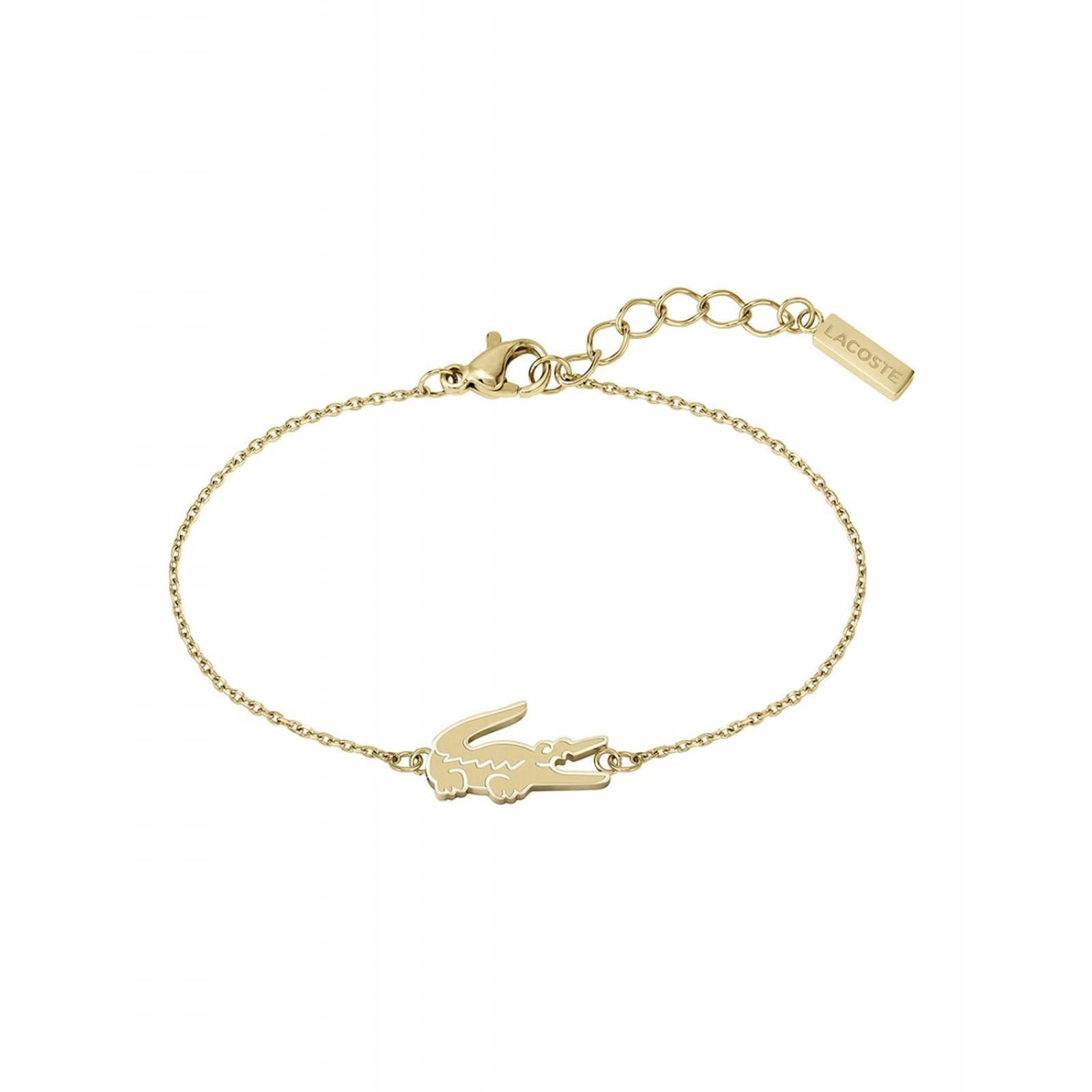 Pulsera Lacoste Crocodile Acero Inoxidable 2040048 Mujer