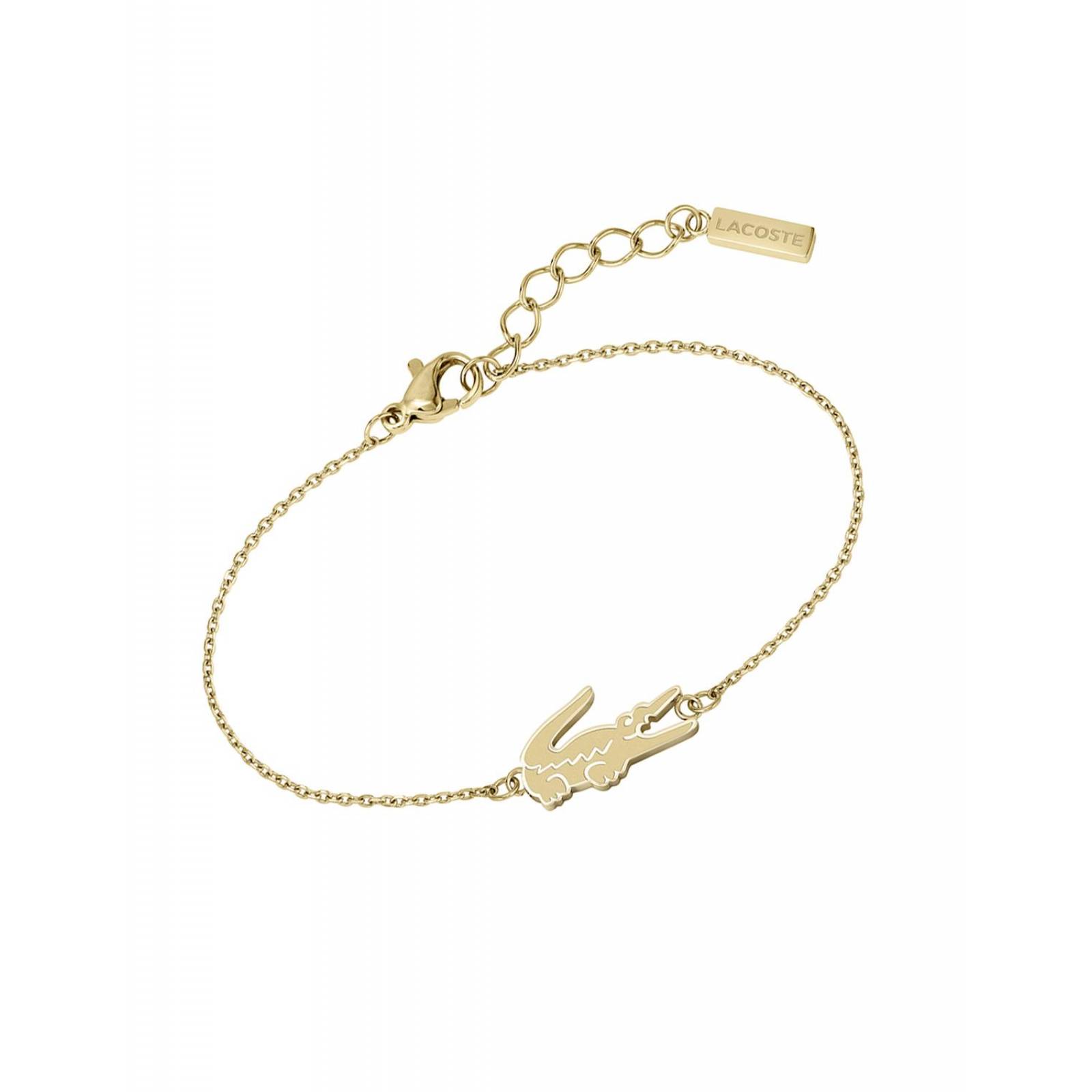Pulsera Lacoste Crocodile Acero Inoxidable 2040048 Mujer 