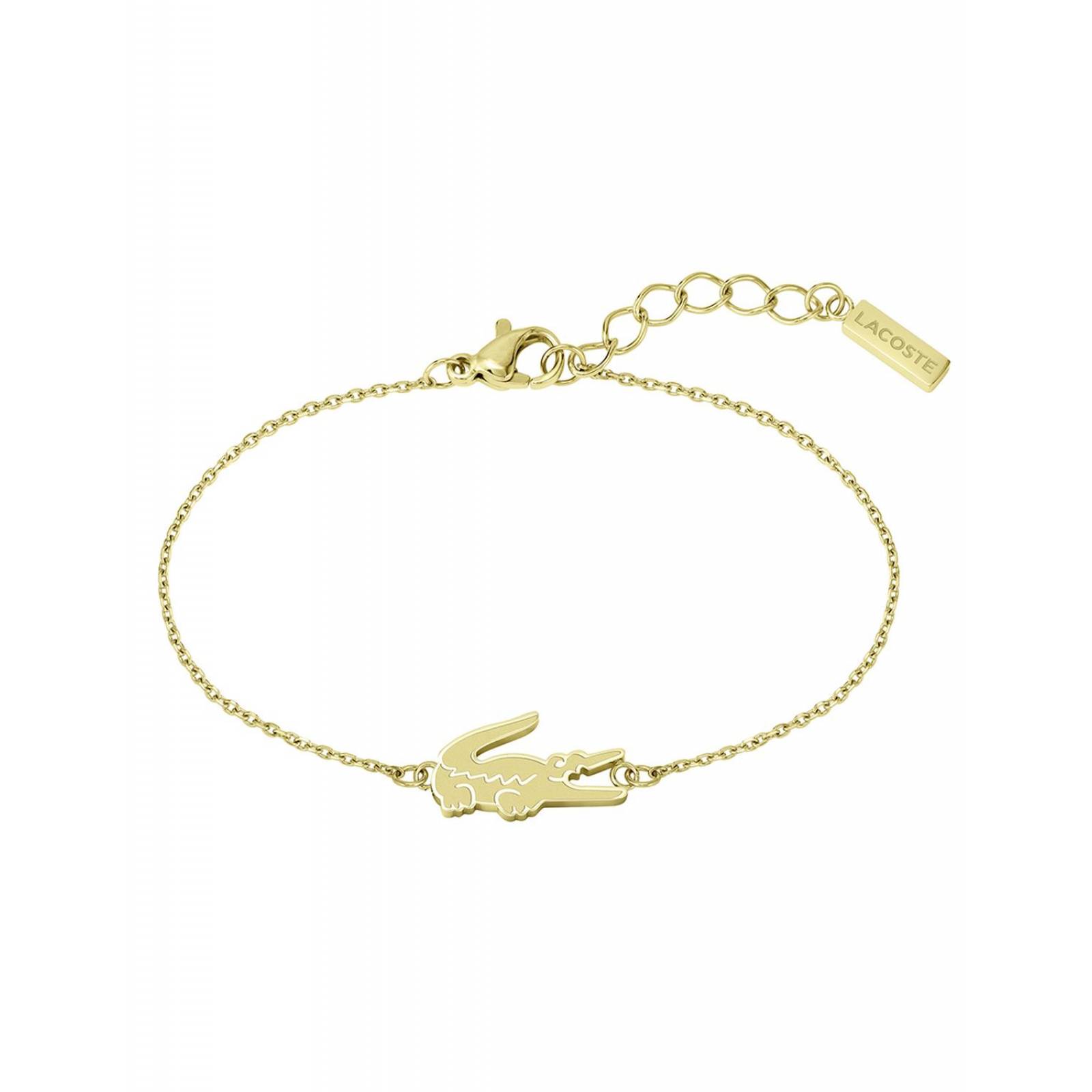 Pulsera Lacoste Crocodile Acero Inoxidable 2040047 Mujer 