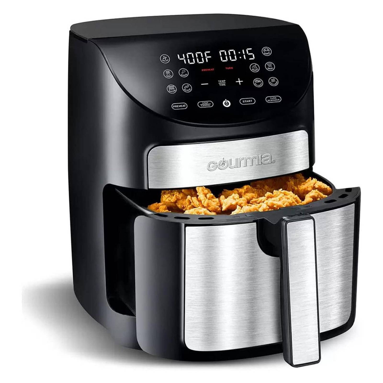 Freidora De Aire Gourmia Digital 7QT De Metal/Plástico
