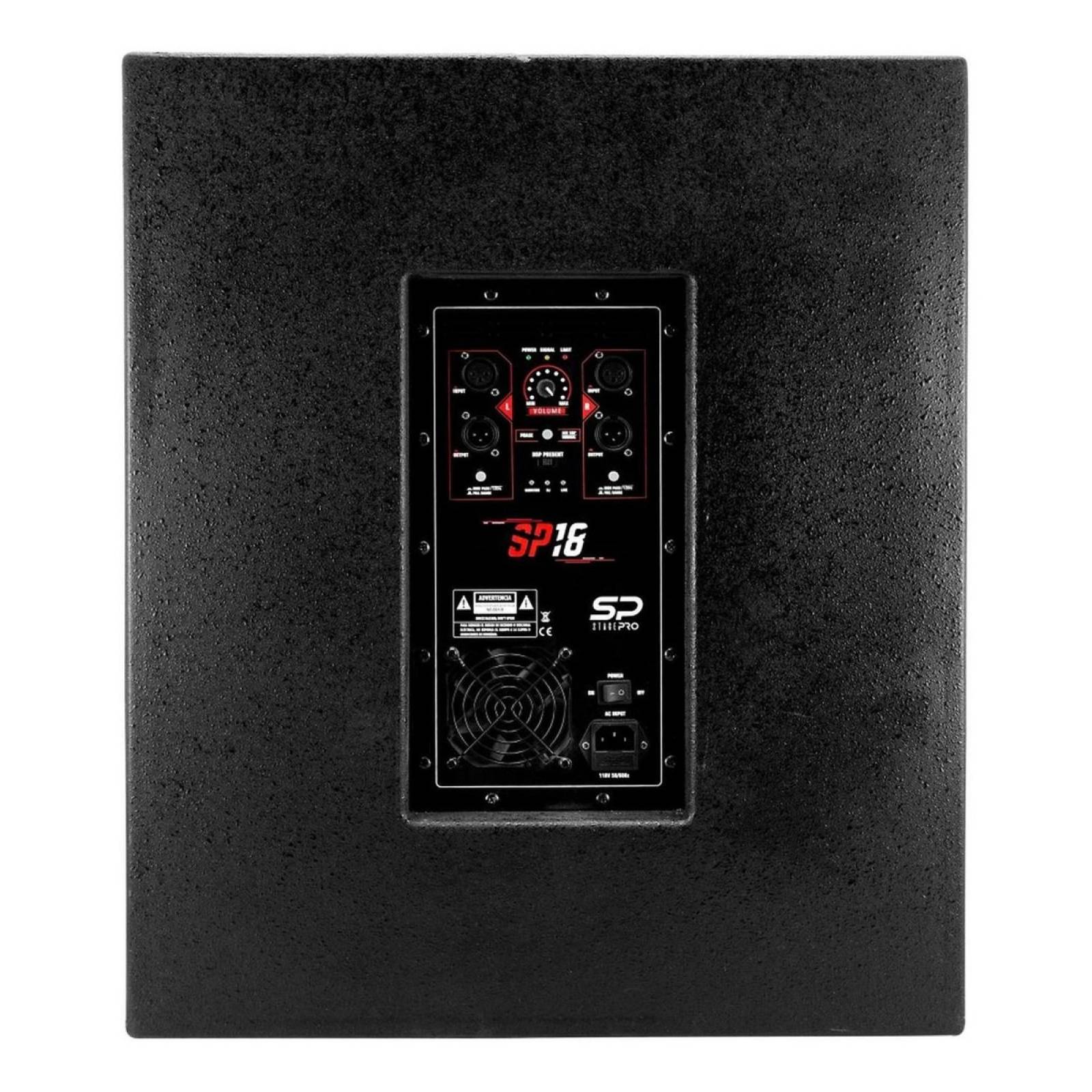 Subwoofer Amplificado Alienpro Sp18   S002