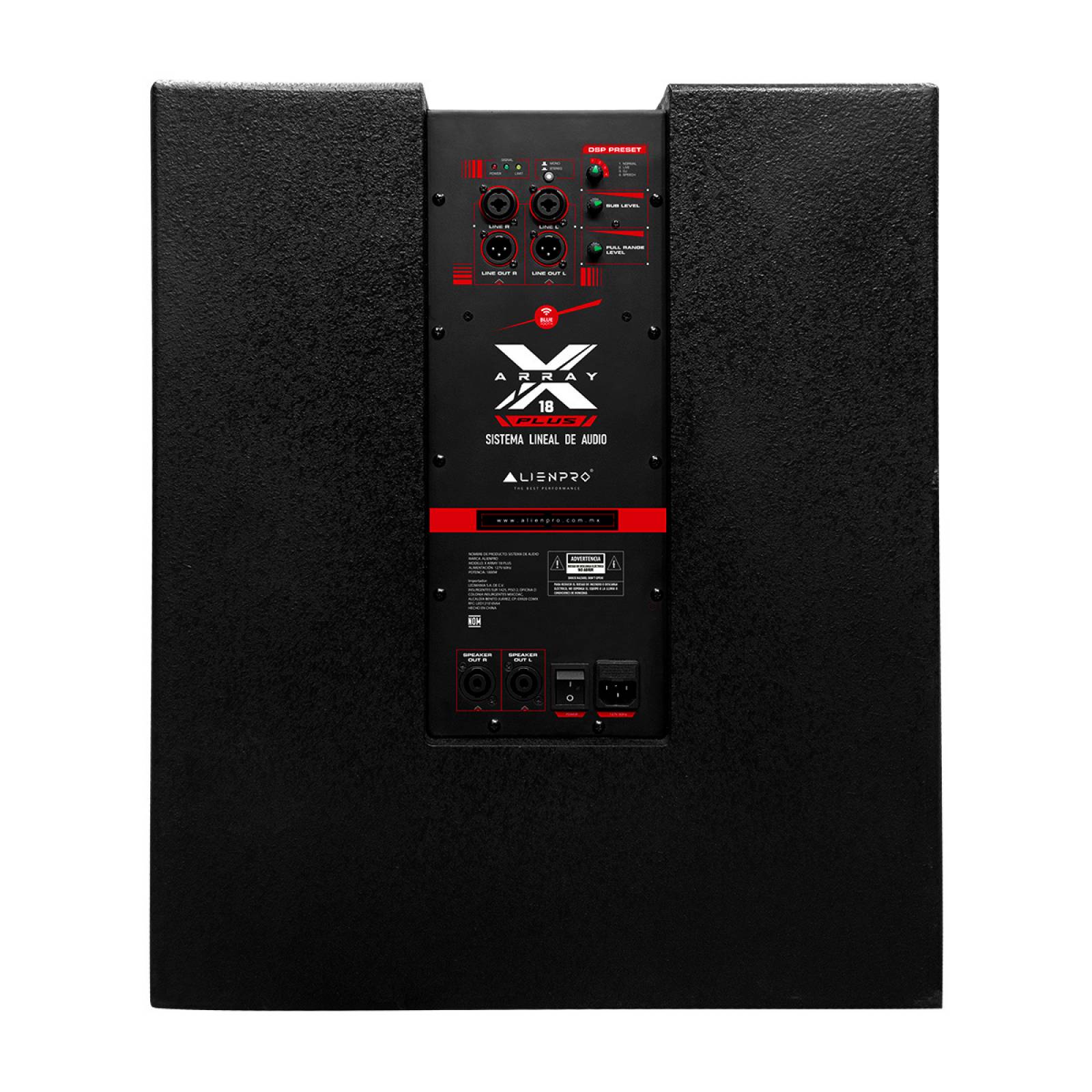 Sistema Lineal AlienPro X Array 18 Plus Subwoofer Satélites